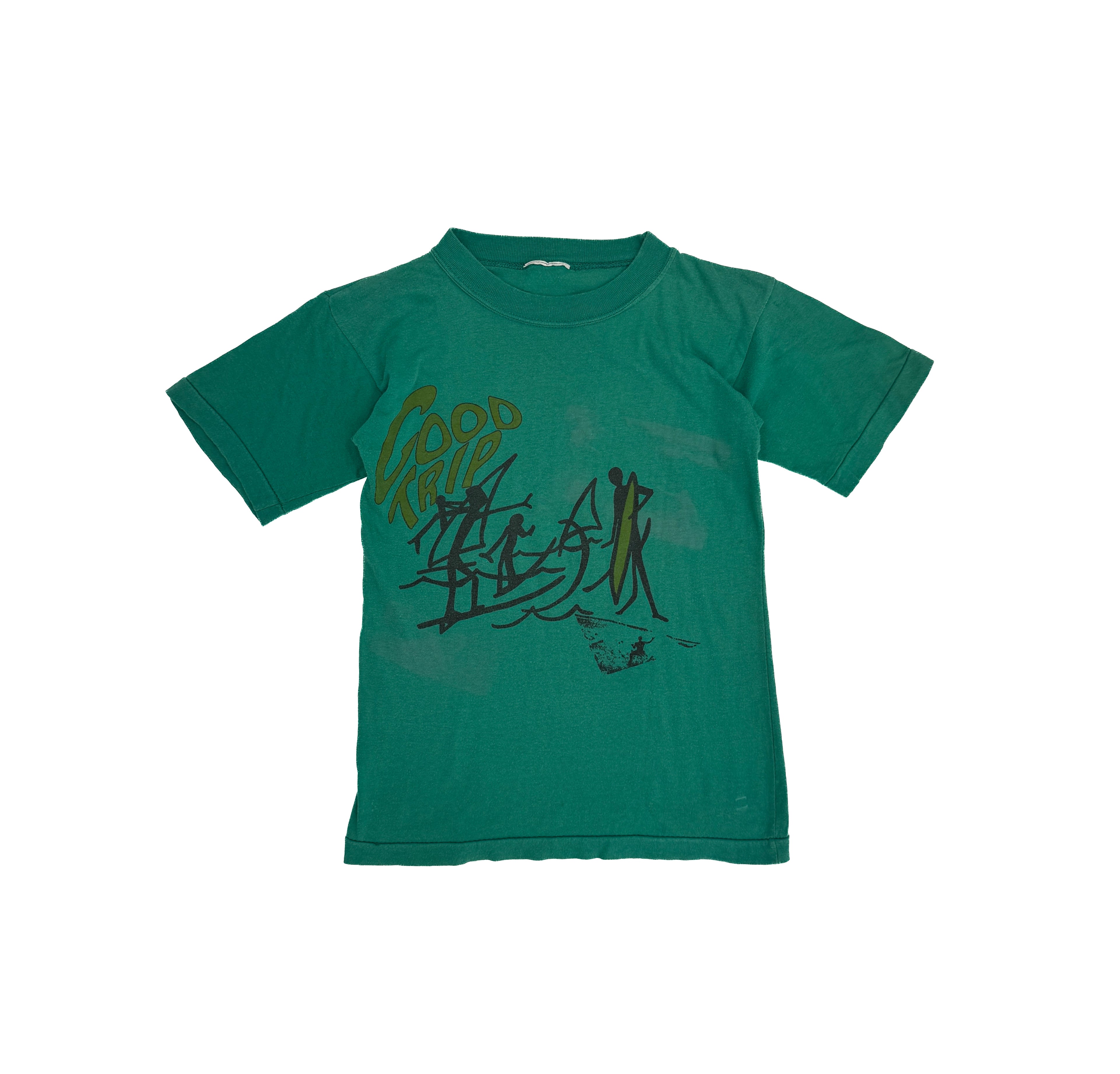 Vintage 80s Good Trip Surf Kids Tee (size 8)