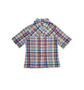 Vintage 70s Kids Plaid Western Shirt (size 3/4)