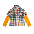 Vintage 90s Cribaggi Layered Plaid Shirt (size 9/10)