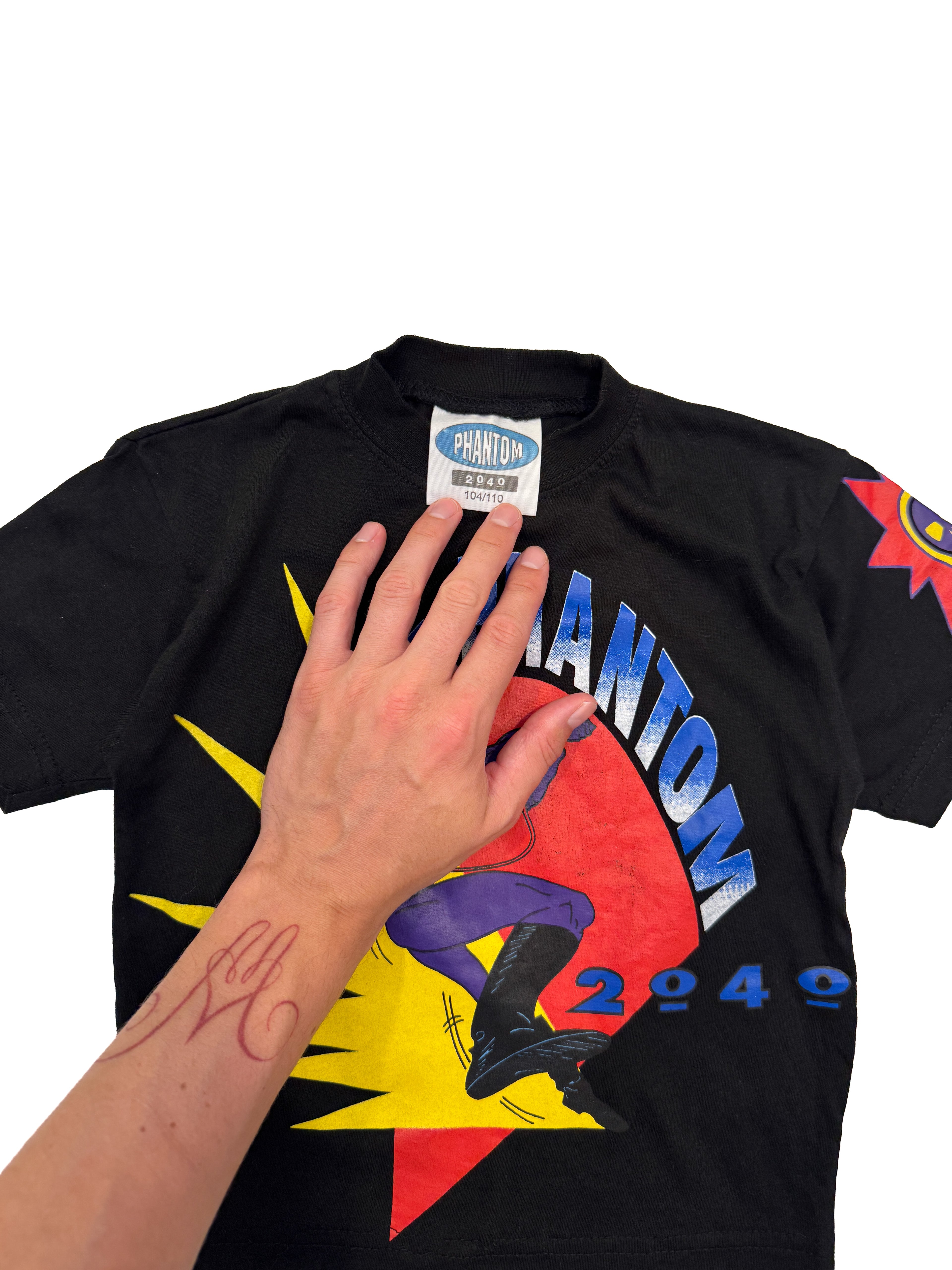Vintage 90s The Phantom 2040 Kids Graphic Tee (size 4/5)