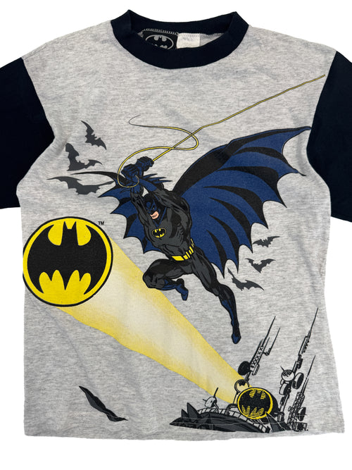 Vintage 1997 Batman Kids Two-Tone T-Shirt (size 10/12)