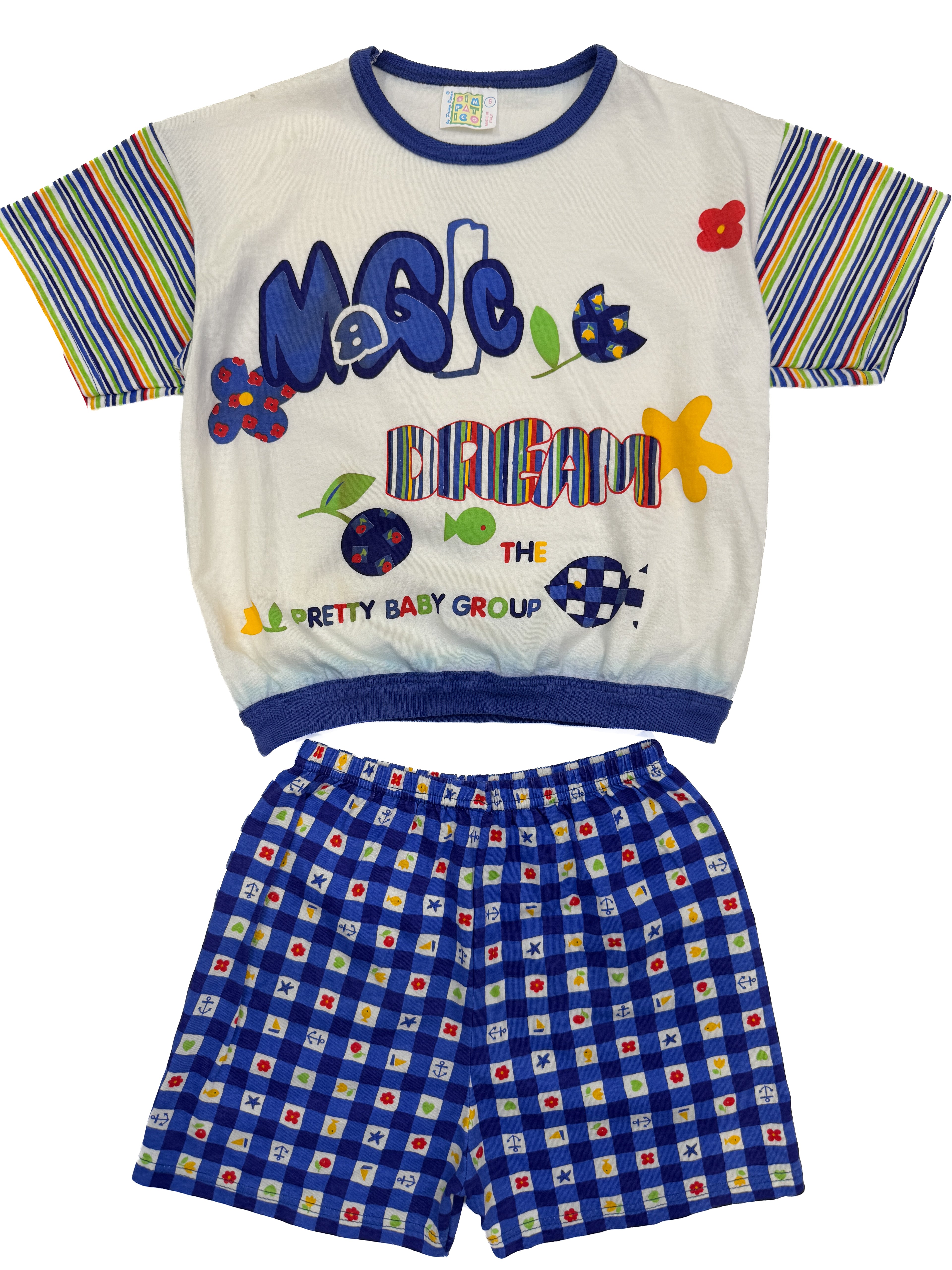 Vintage 80s Kids Magic Dream Matching Set (size 4/5)