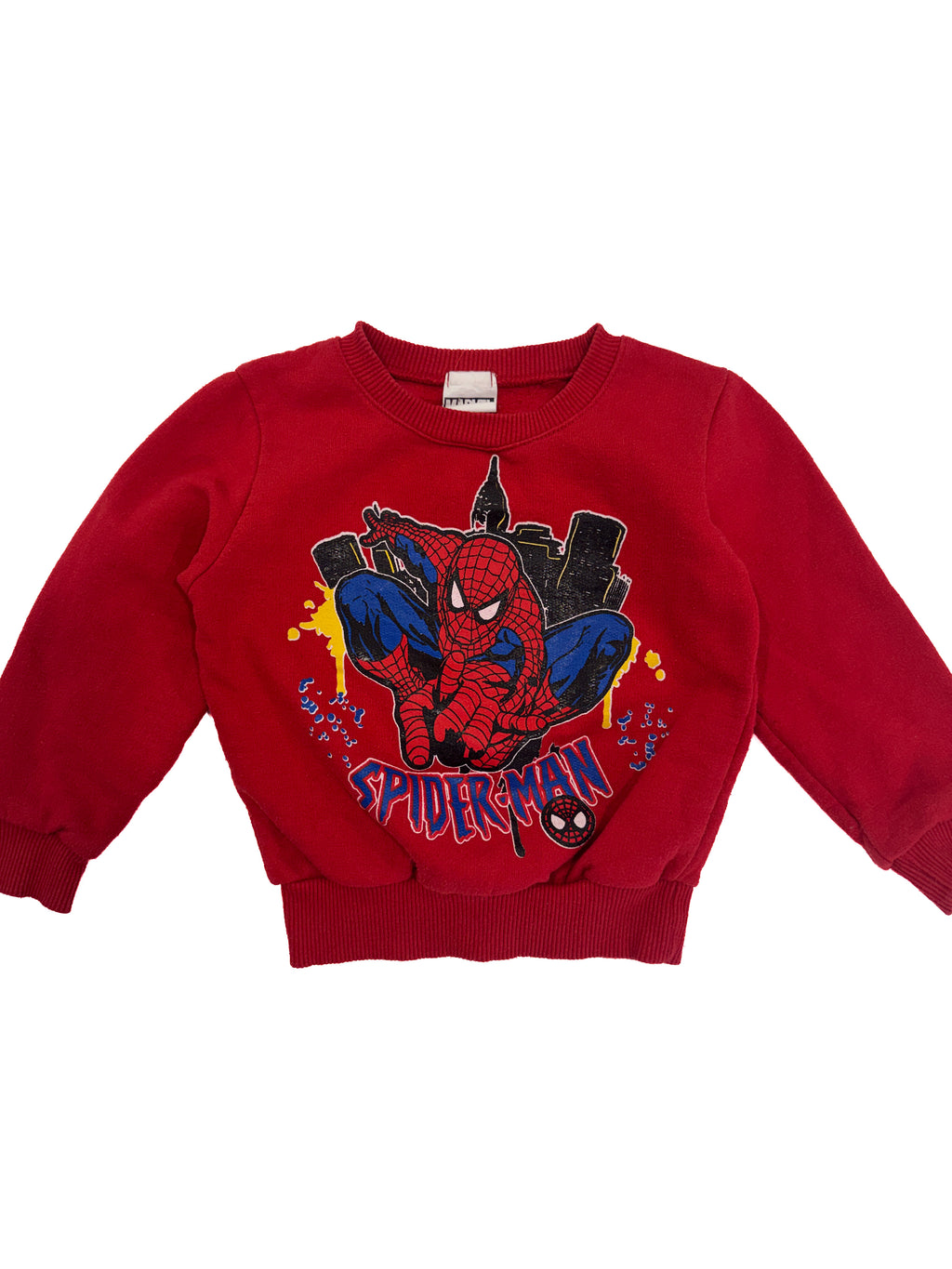 Vintage 90sMarvel Spider-Man Kids Crewneck (size 3)