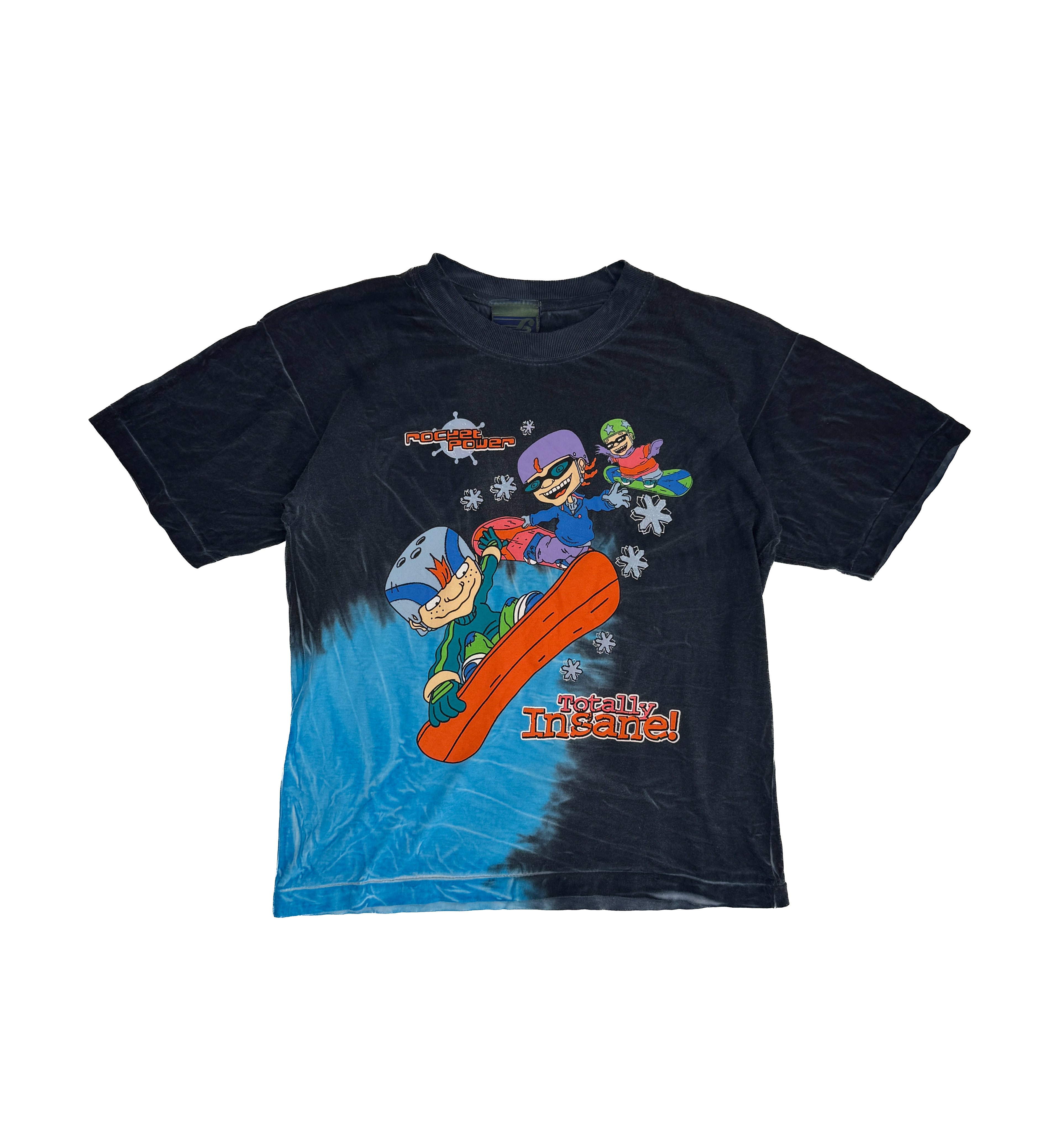 Vintage 2001 Rocket Power Snowboarding Kids Tee (size 10)