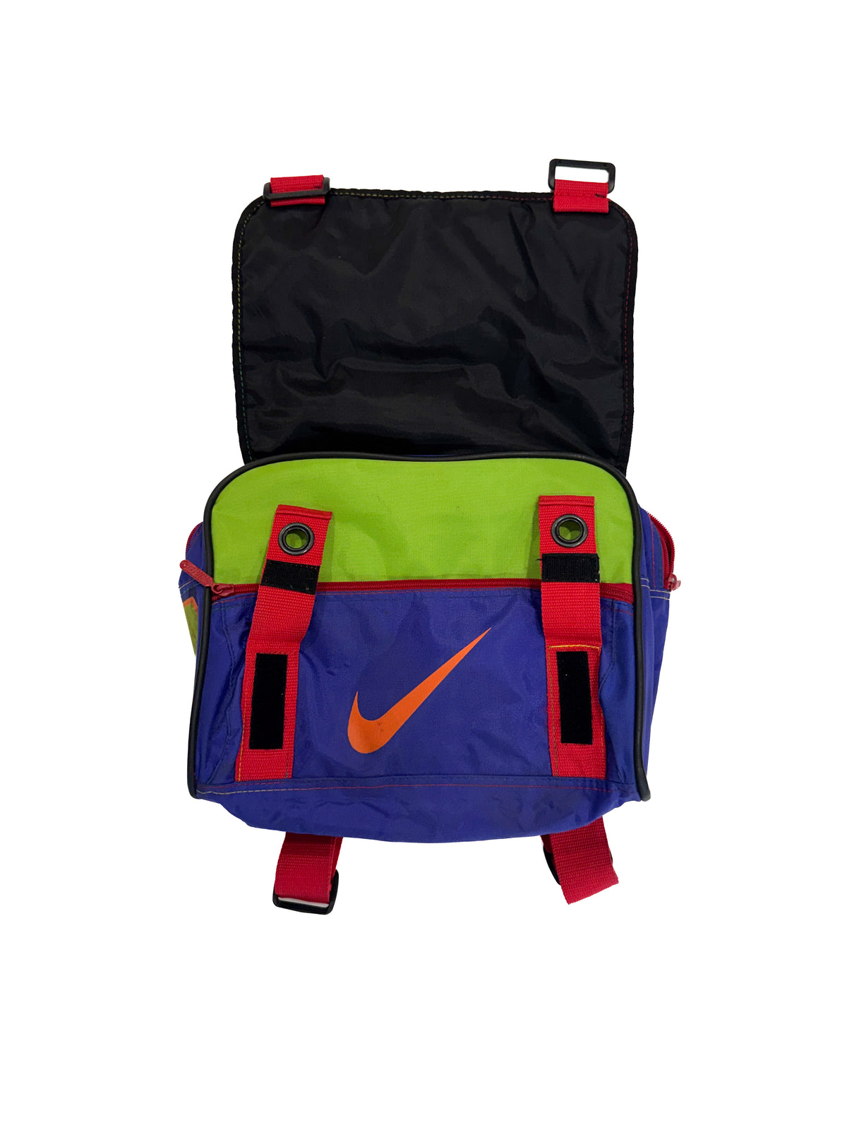 Vintage 90s Nike Multicolor Kids School Backpack