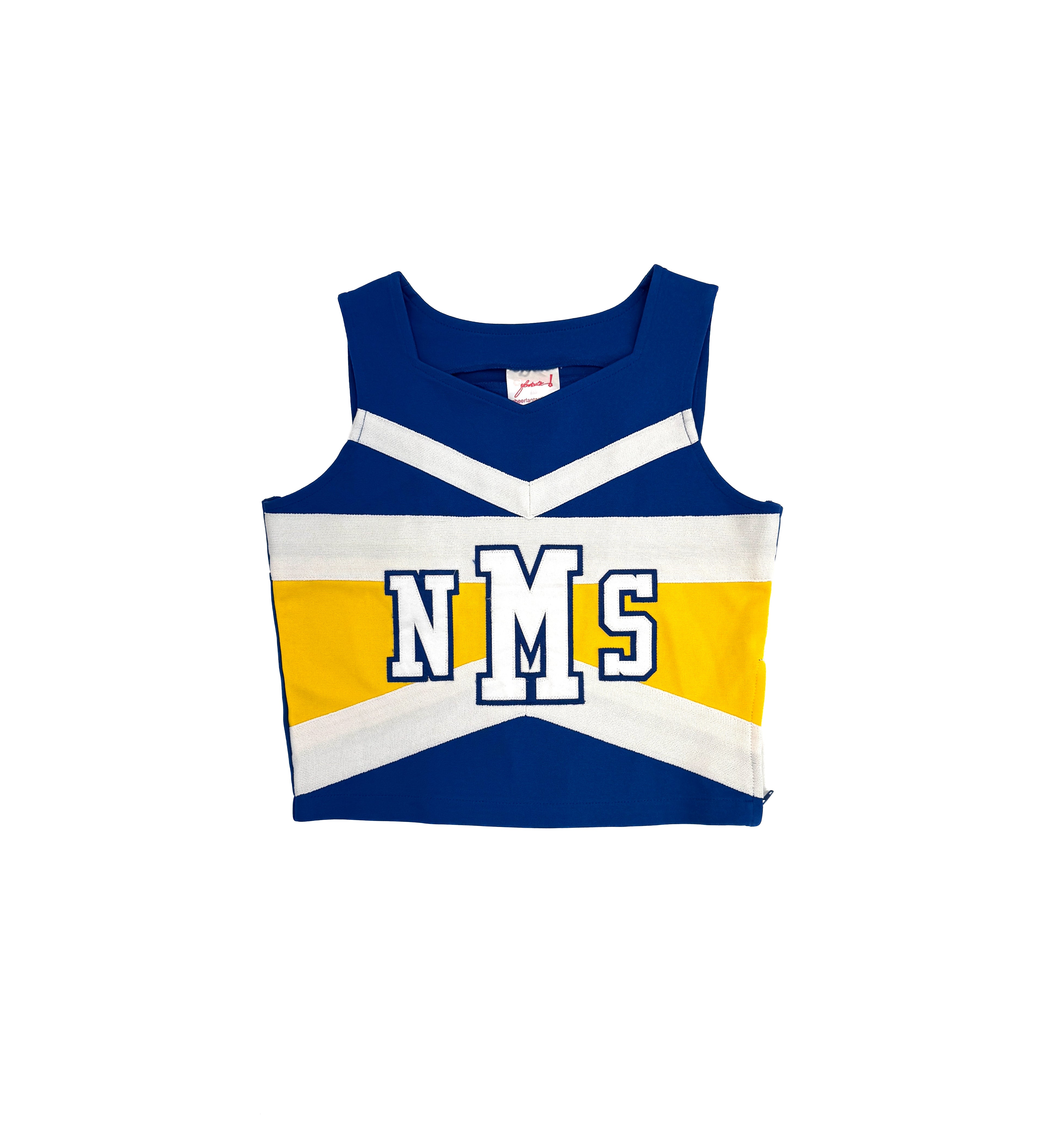 Vintage Kids 90s NMS Cheerleading Top (size 8/10)