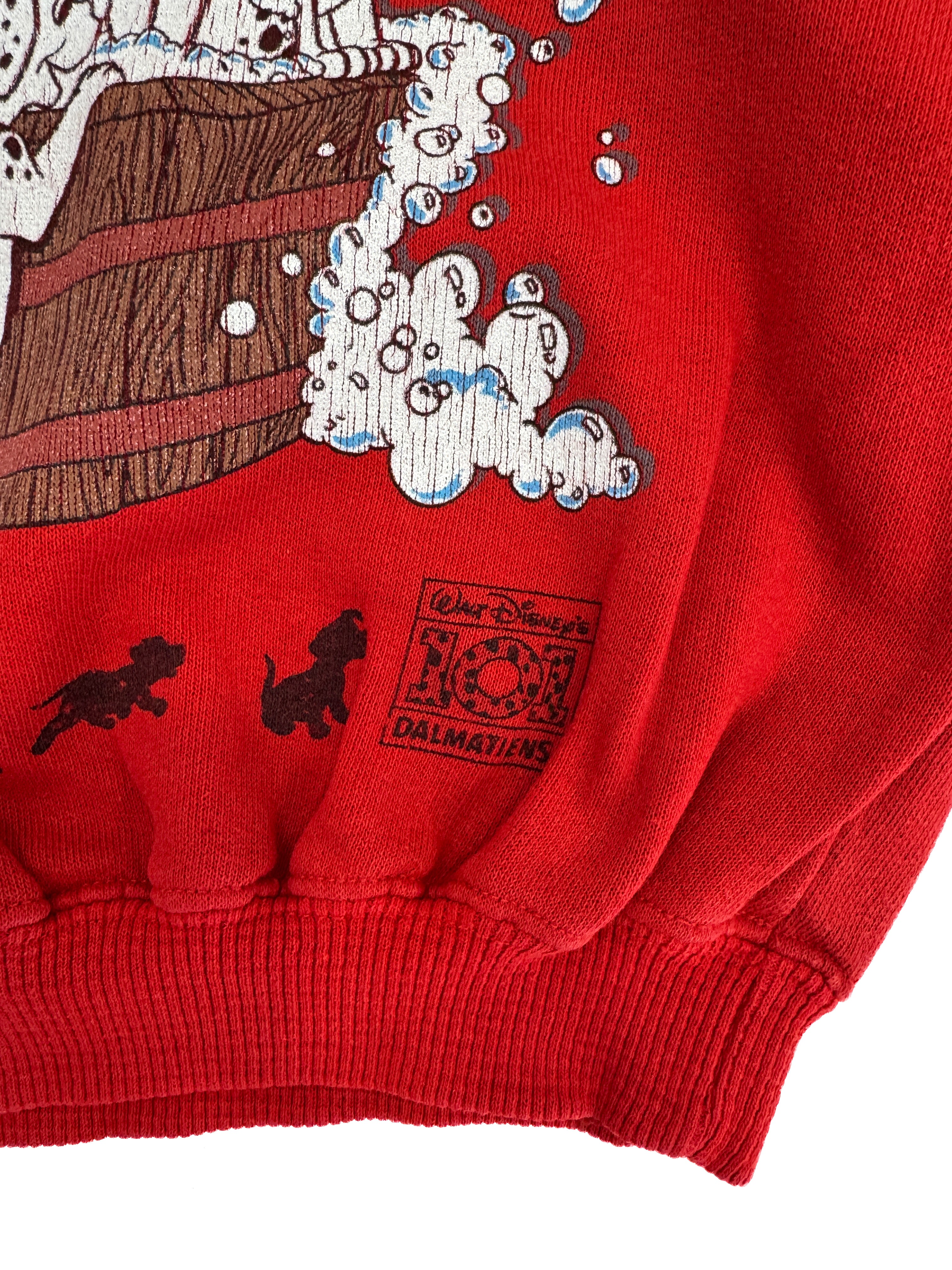 Vintage 90s Disney 101 Dalmatians Kids Crewneck (size 4)