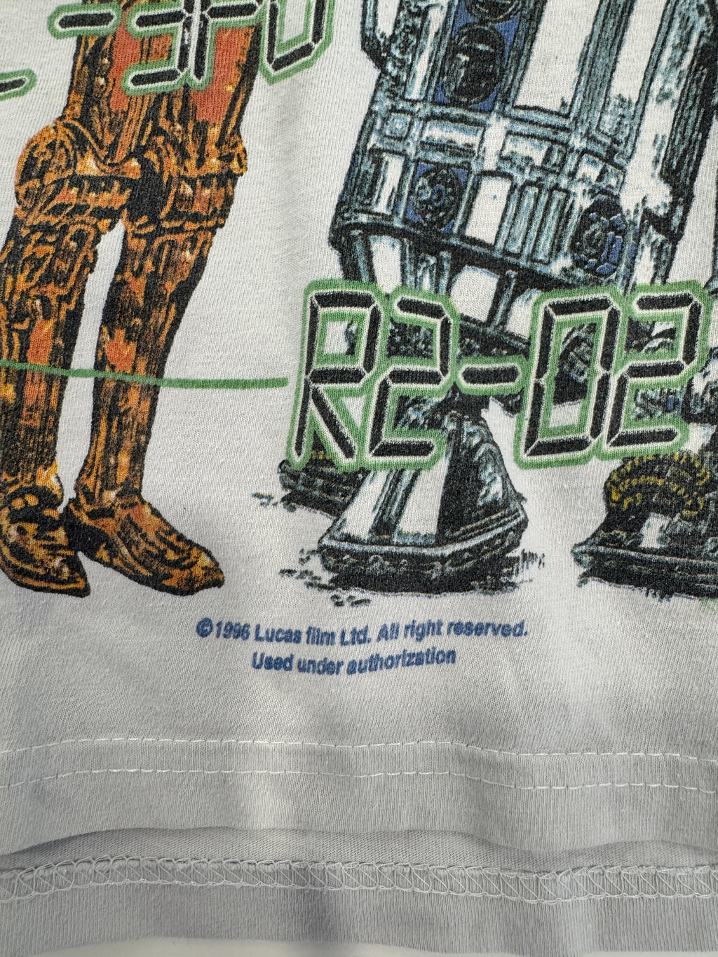 Vintage 1996 Lucasfilm Star Wars C-3PO & R2-D2 Kids Tee (size 5/6)