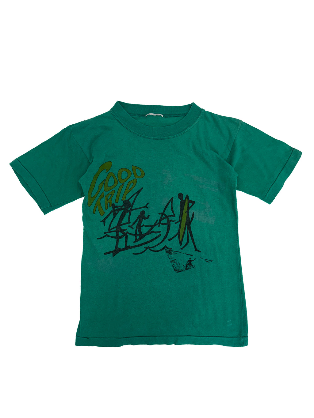 Vintage 80s Good Trip Surf Kids Tee (size 8)
