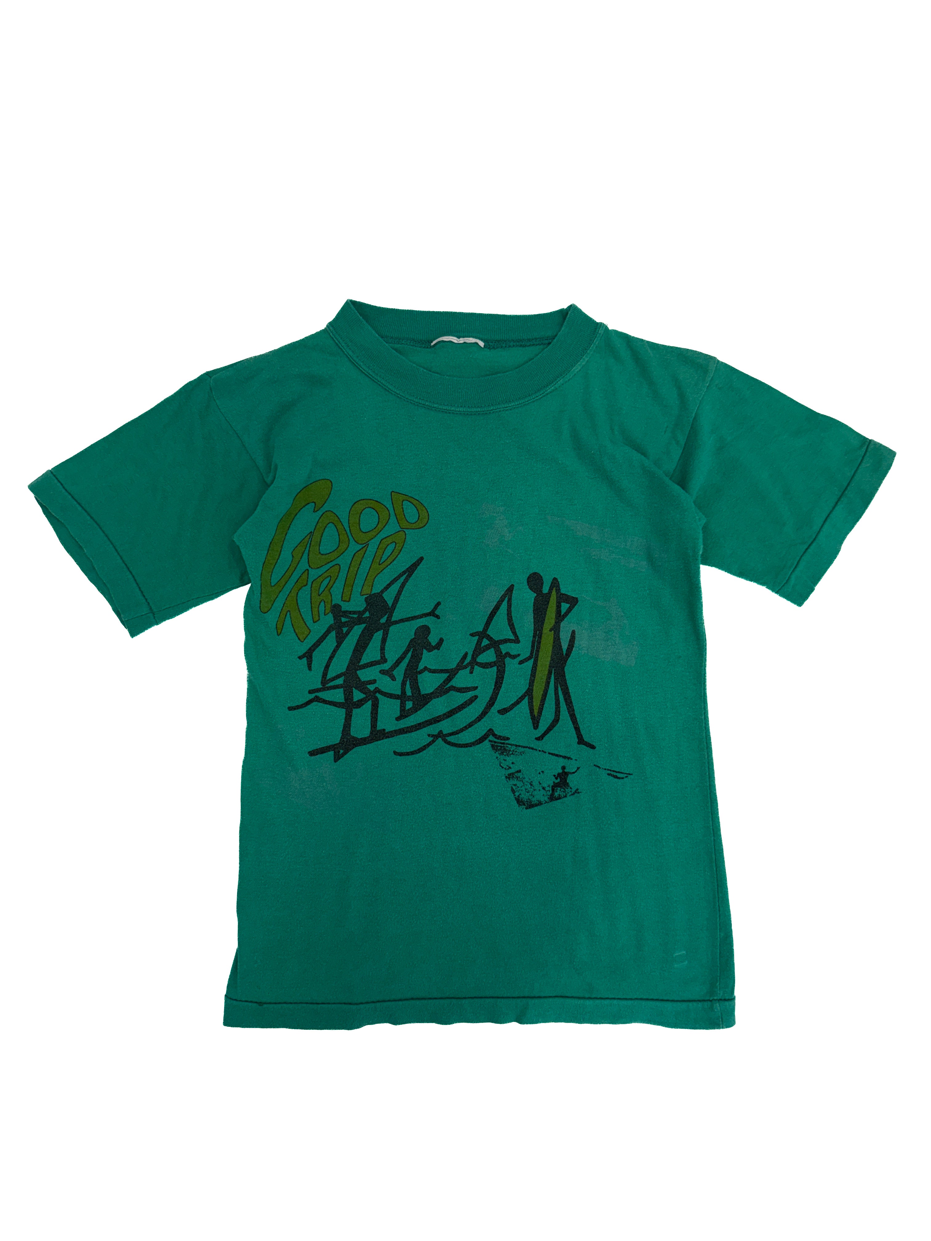 Vintage 80s Good Trip Surf Kids Tee (size 8)