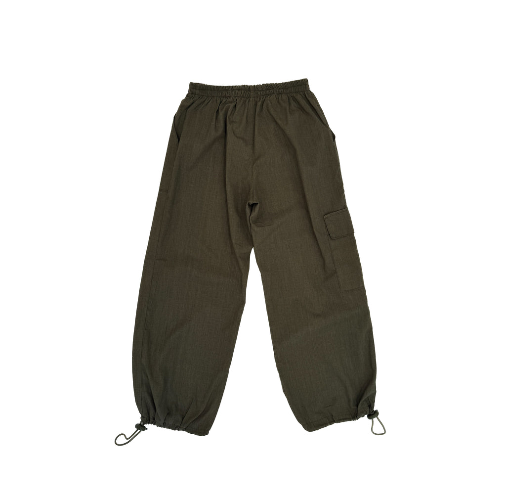 Vintage Kids Olive Green Cargo Pants (size 6/8)