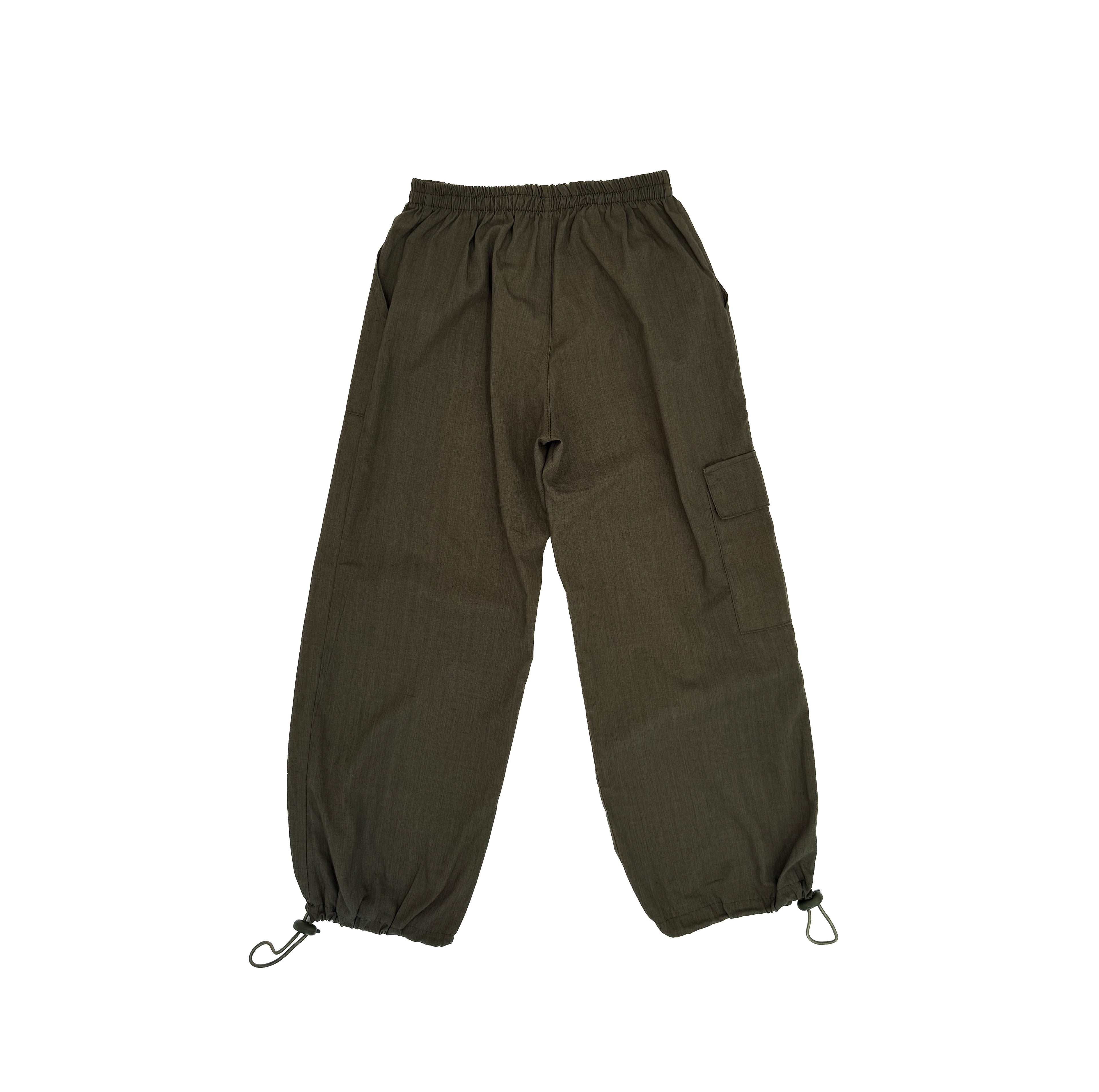 Vintage Kids Olive Green Cargo Pants (size 6/8)
