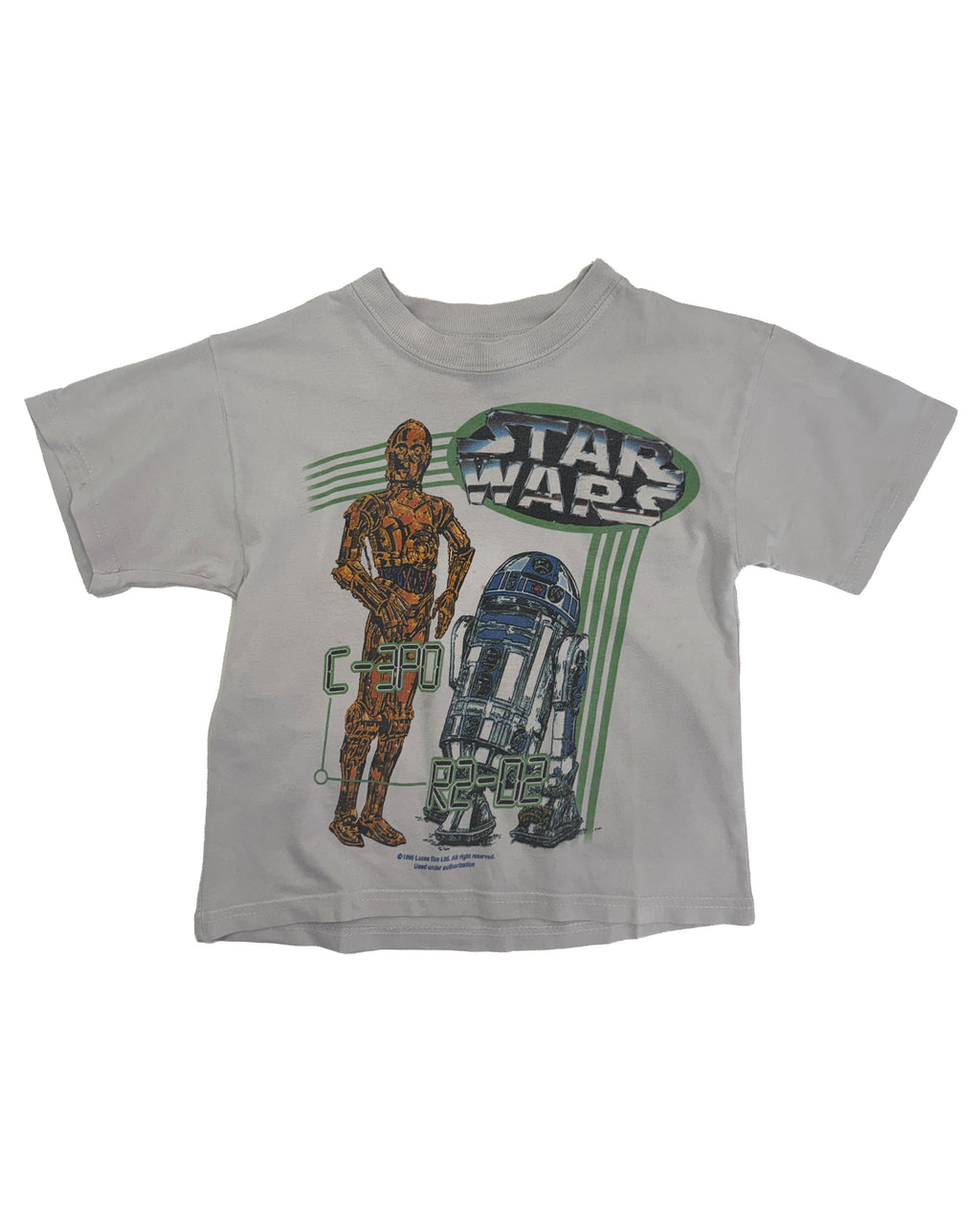 Vintage 1996 Lucasfilm Star Wars C-3PO & R2-D2 Kids Tee (size 5/6)