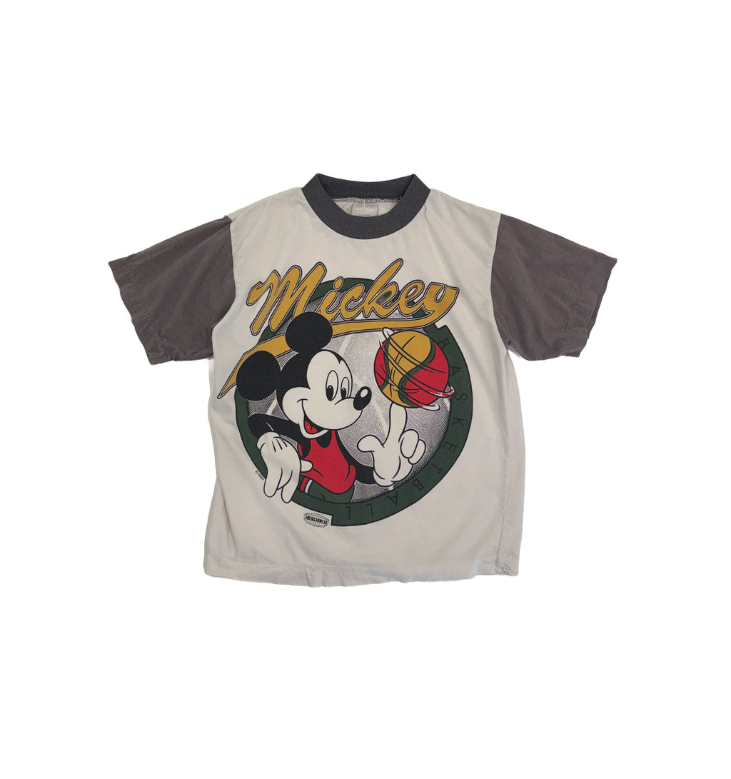 Vintage 90s Disney Mickey Basketball Kids (size 8/10)