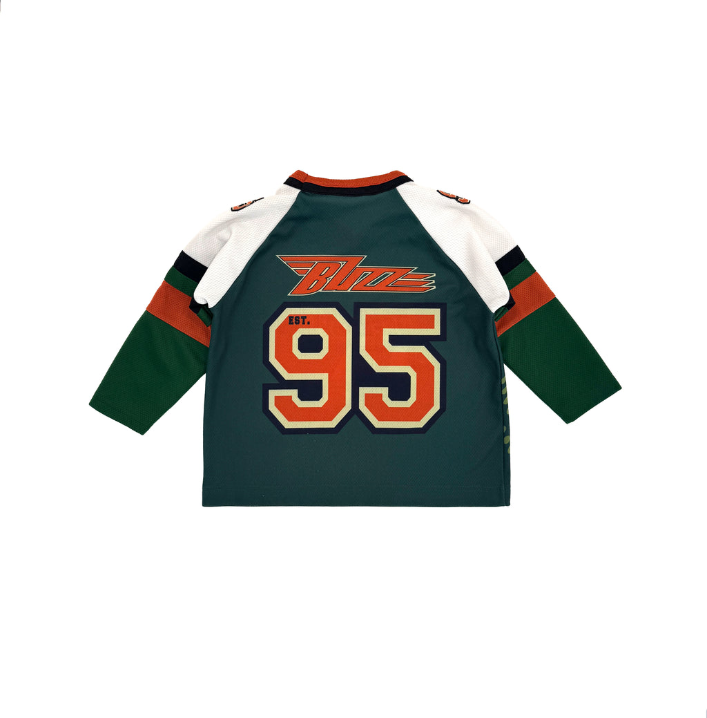 Vintage Kids Disney Buzz Lightyear Galaxy Defender Hockey Jersey (size 2)