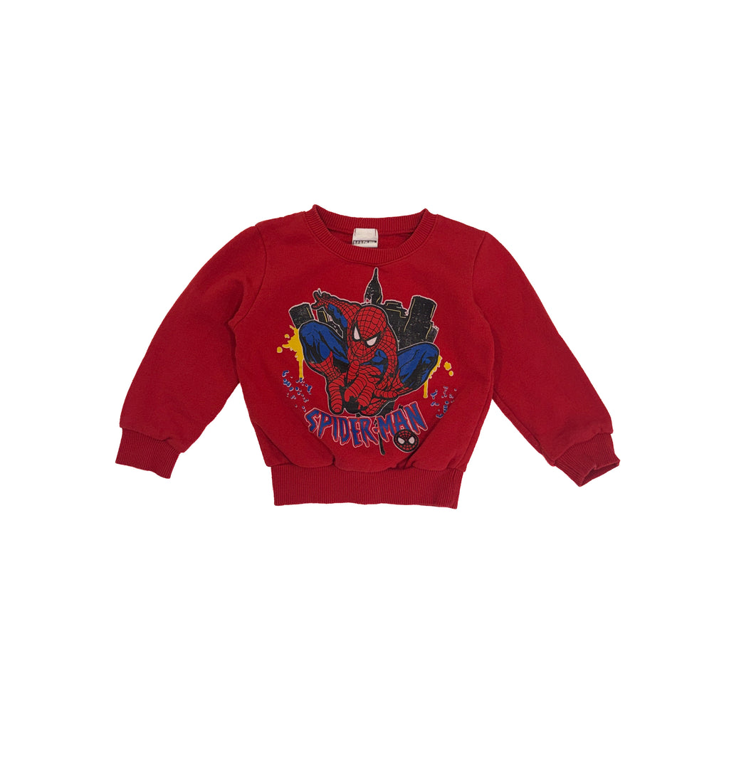 Vintage 90sMarvel Spider-Man Kids Crewneck (size 3)