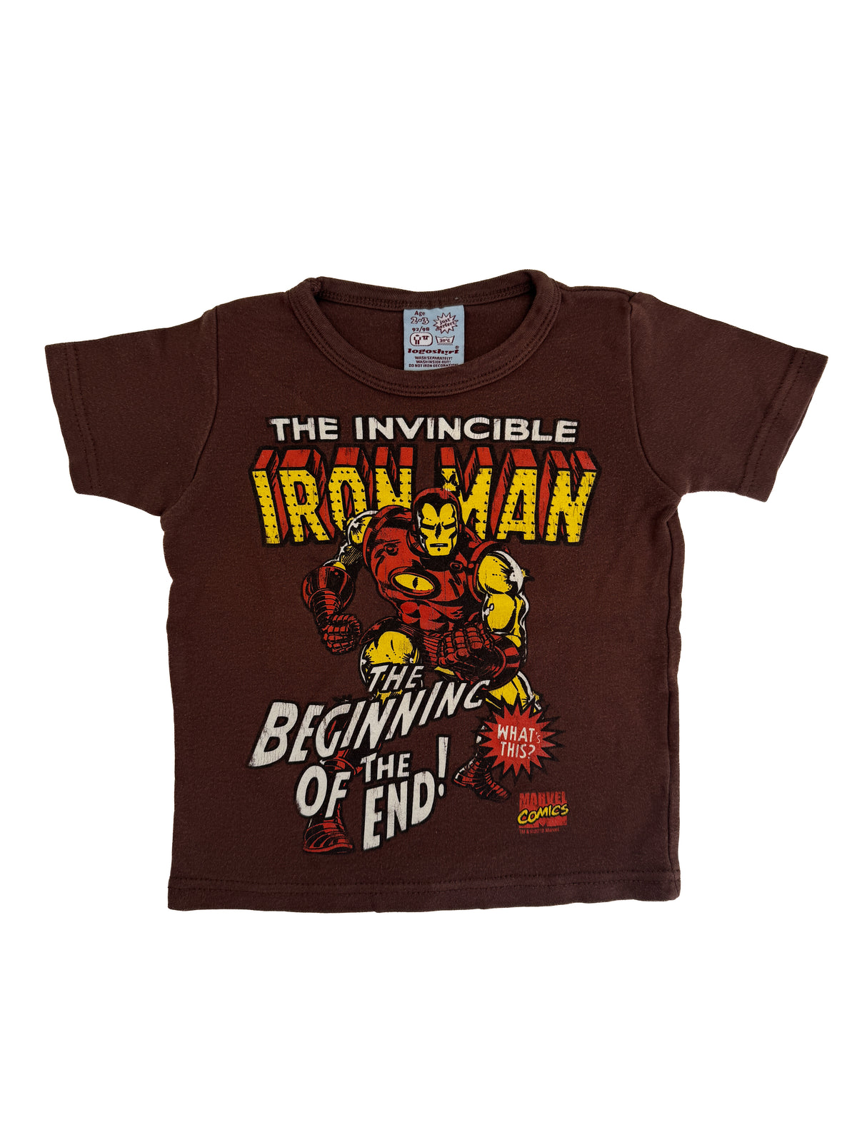Vintage 2000s Marvel Iron Man Kids Tee (size 2/3)