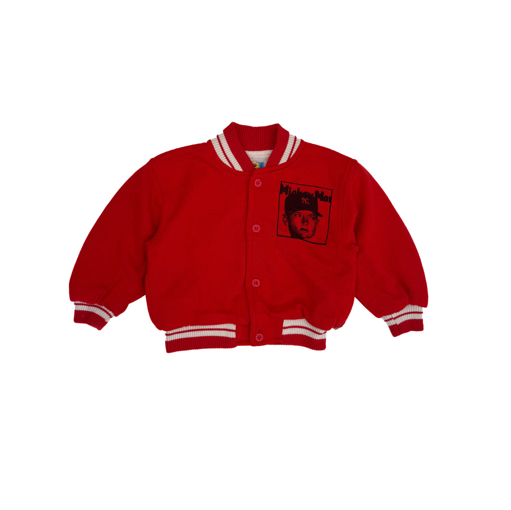 Vintage 90s Baseball Varsity Kids Jacket (size 3)