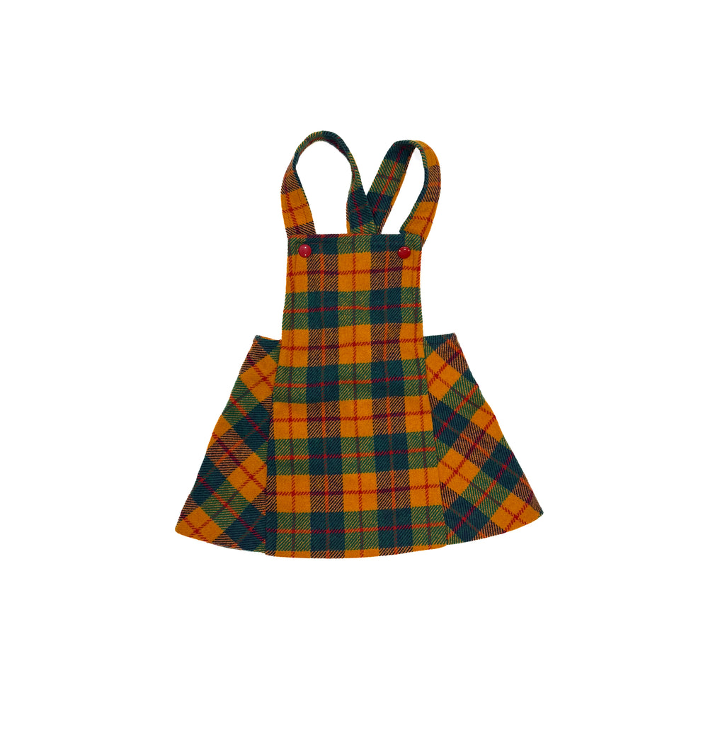 Vintage 60s Plaid Dress (size 18/24 month)
