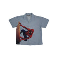 Vintage 2002 Spider-Man Movie Kids Button-Up Shirt (size 6)