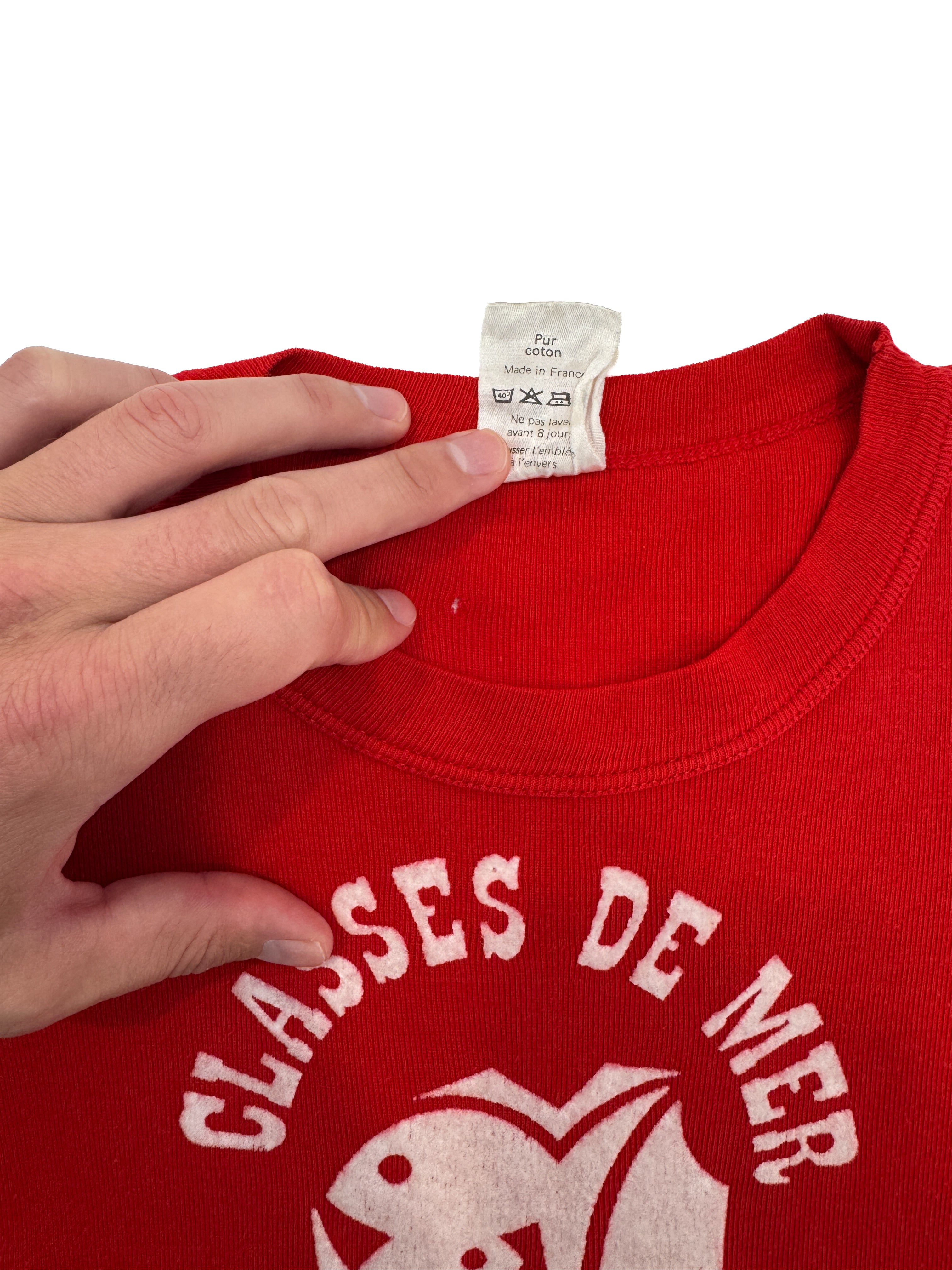 Vintage Kids 80s French Classes De Mer Aisne T-Shirt (size 7/8)