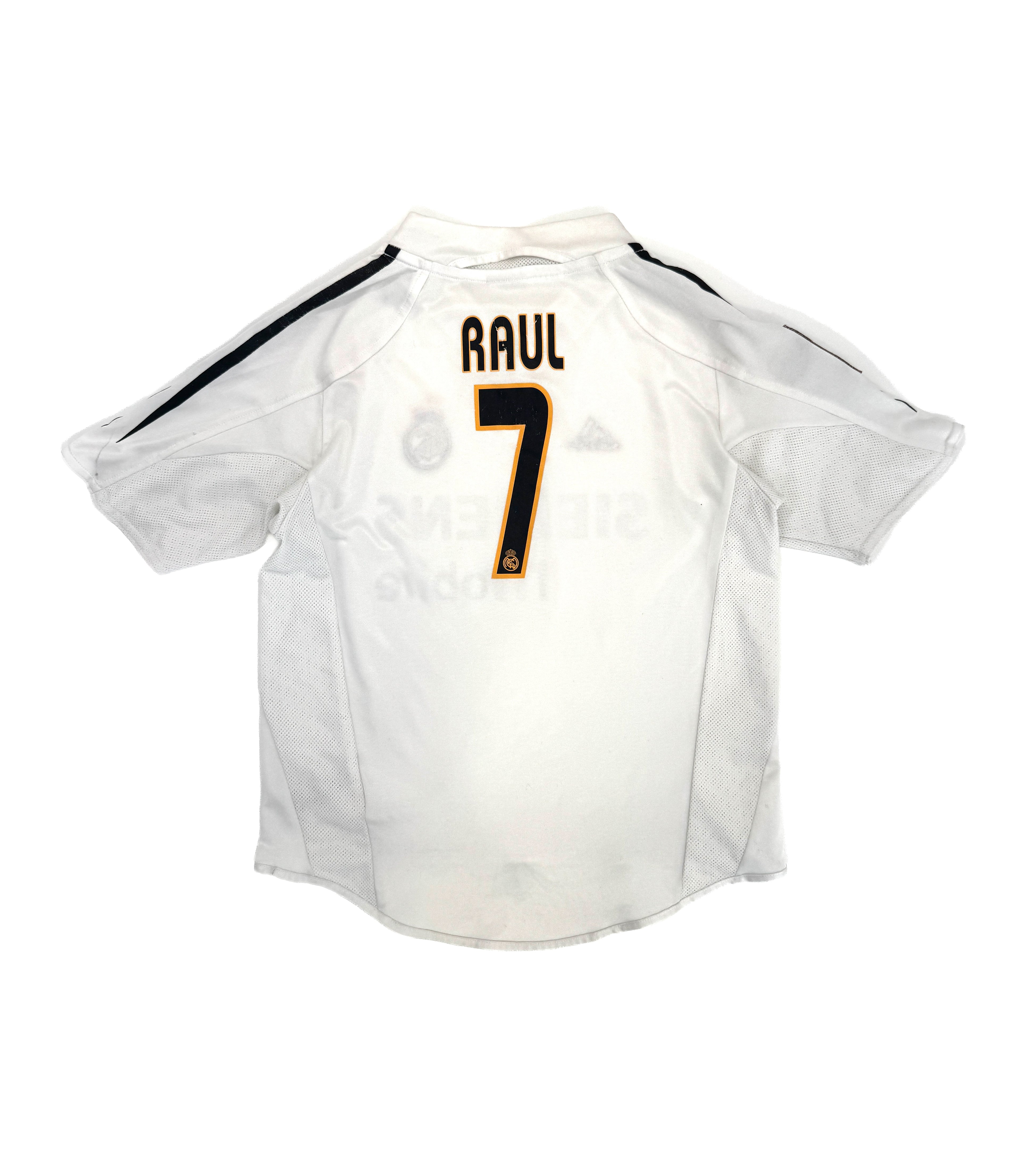 Vintage 2004 Real Madrid Raul Home Jersey (size 10)