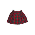 Vintage 80s Red Tartan Plaid Kids Skirt (size 5/6)