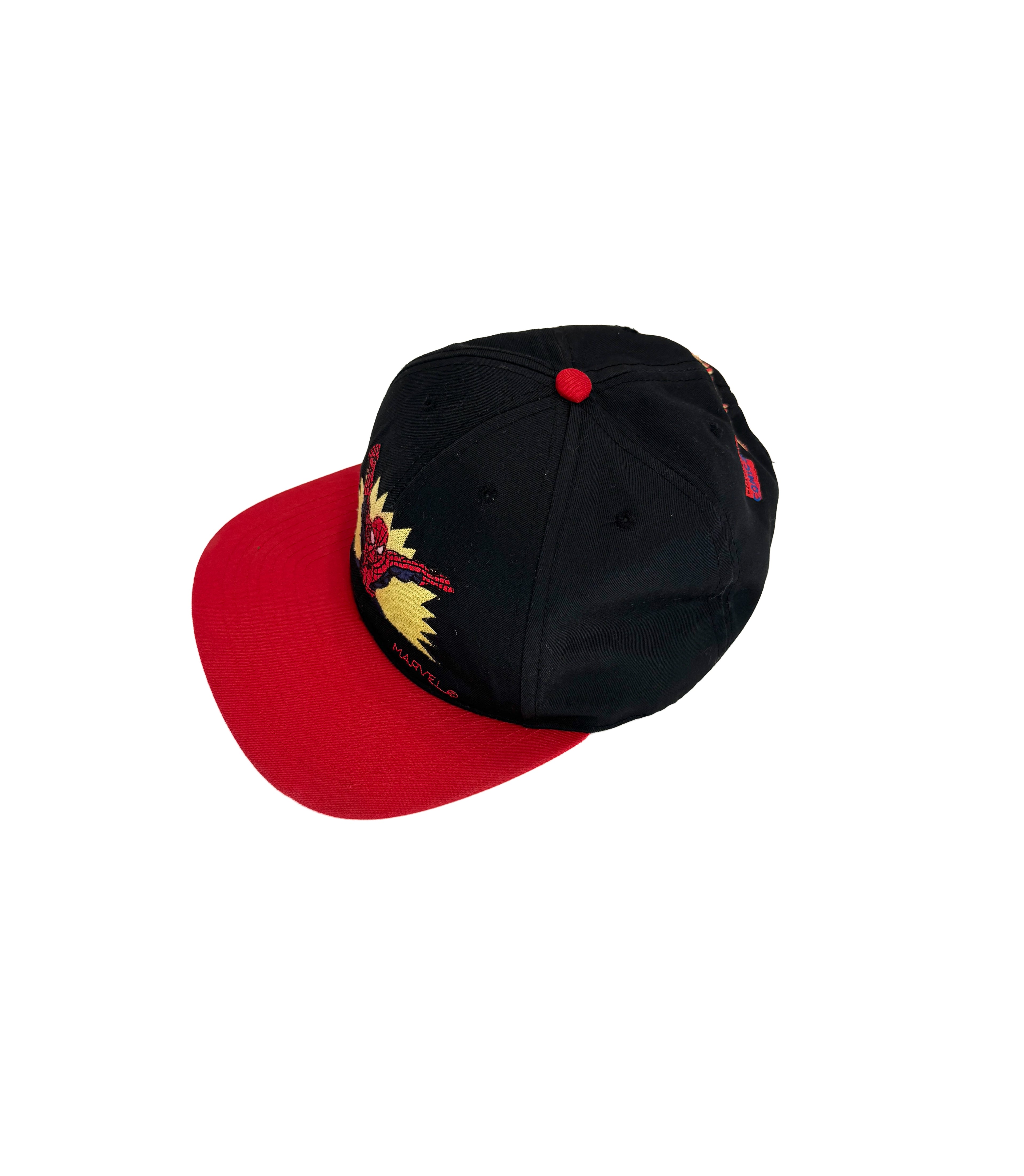 Vintage 90s Marvel Comics Spider-Man Snapback Cap (size 54)