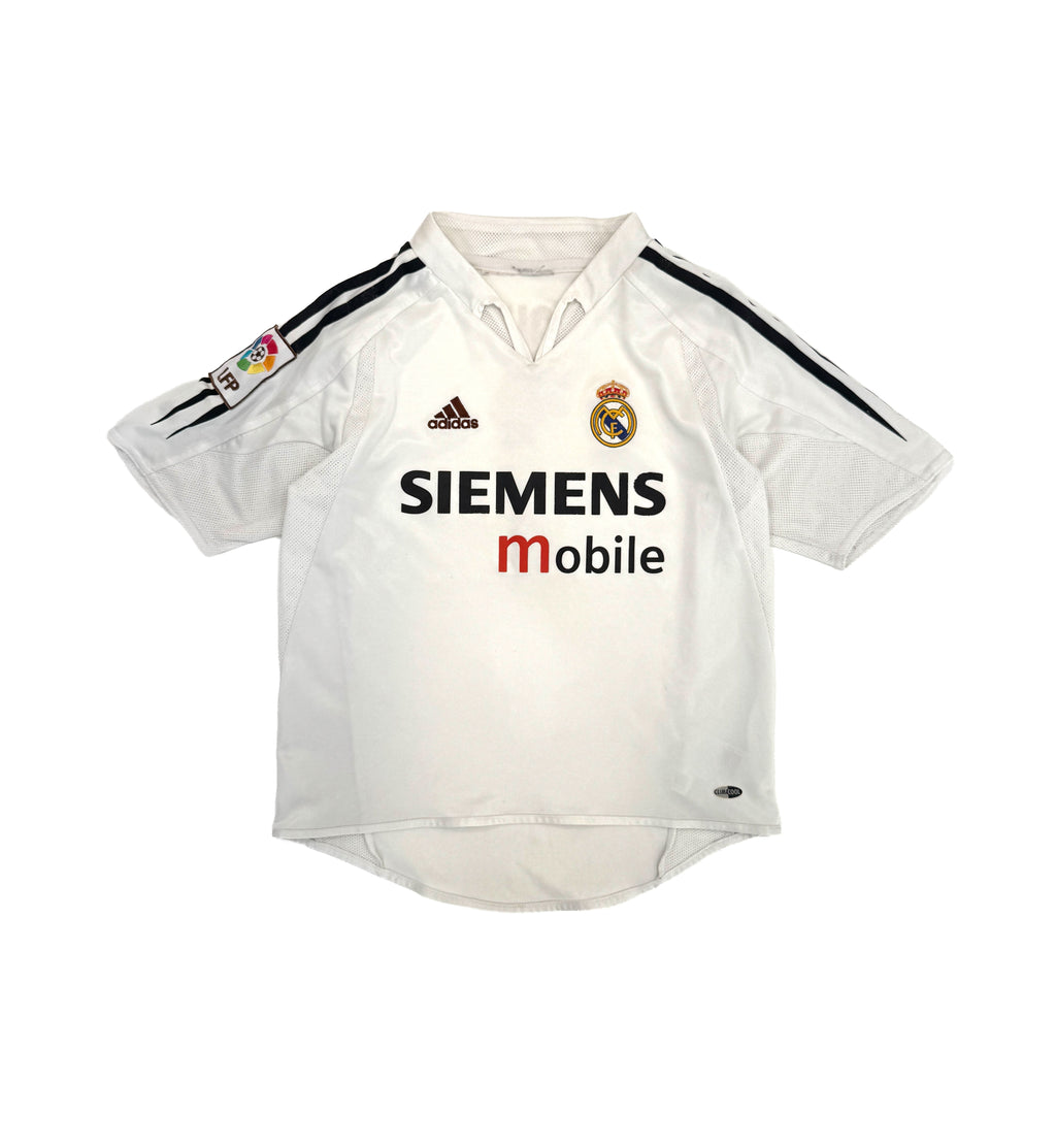 Vintage 2004 Real Madrid Raul Home Jersey (size 10)
