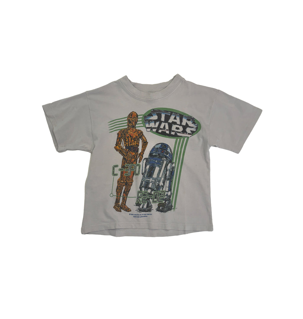 Vintage 1996 Lucasfilm Star Wars C-3PO & R2-D2 Kids Tee (size 5/6)