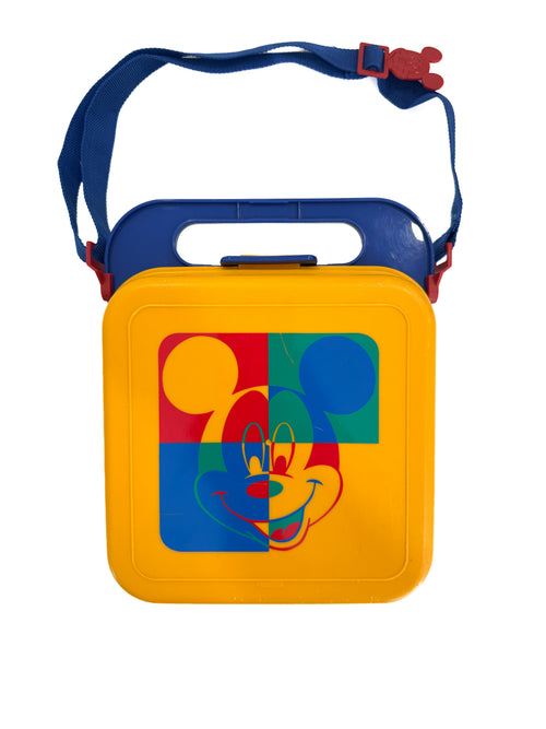 Vintage 1990 Disney Mickey Mouse Tupperware Kids Lunch Box