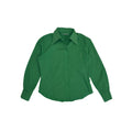 Vintage 70s Emerald Green Kids Shirt (size 8/10)