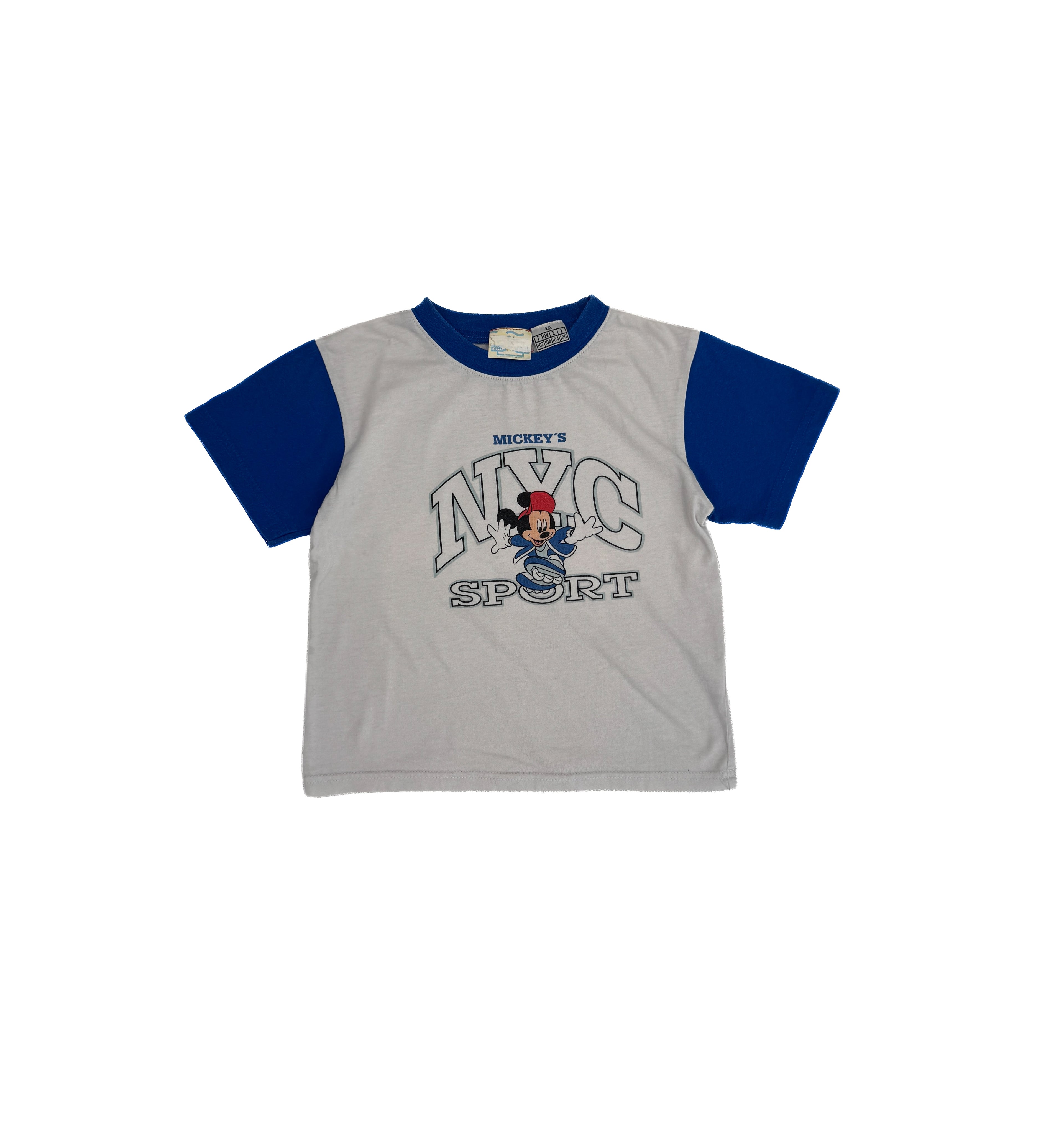 Vintage 90s Disney Mickey's NYC sport Kids Tee (size 4)