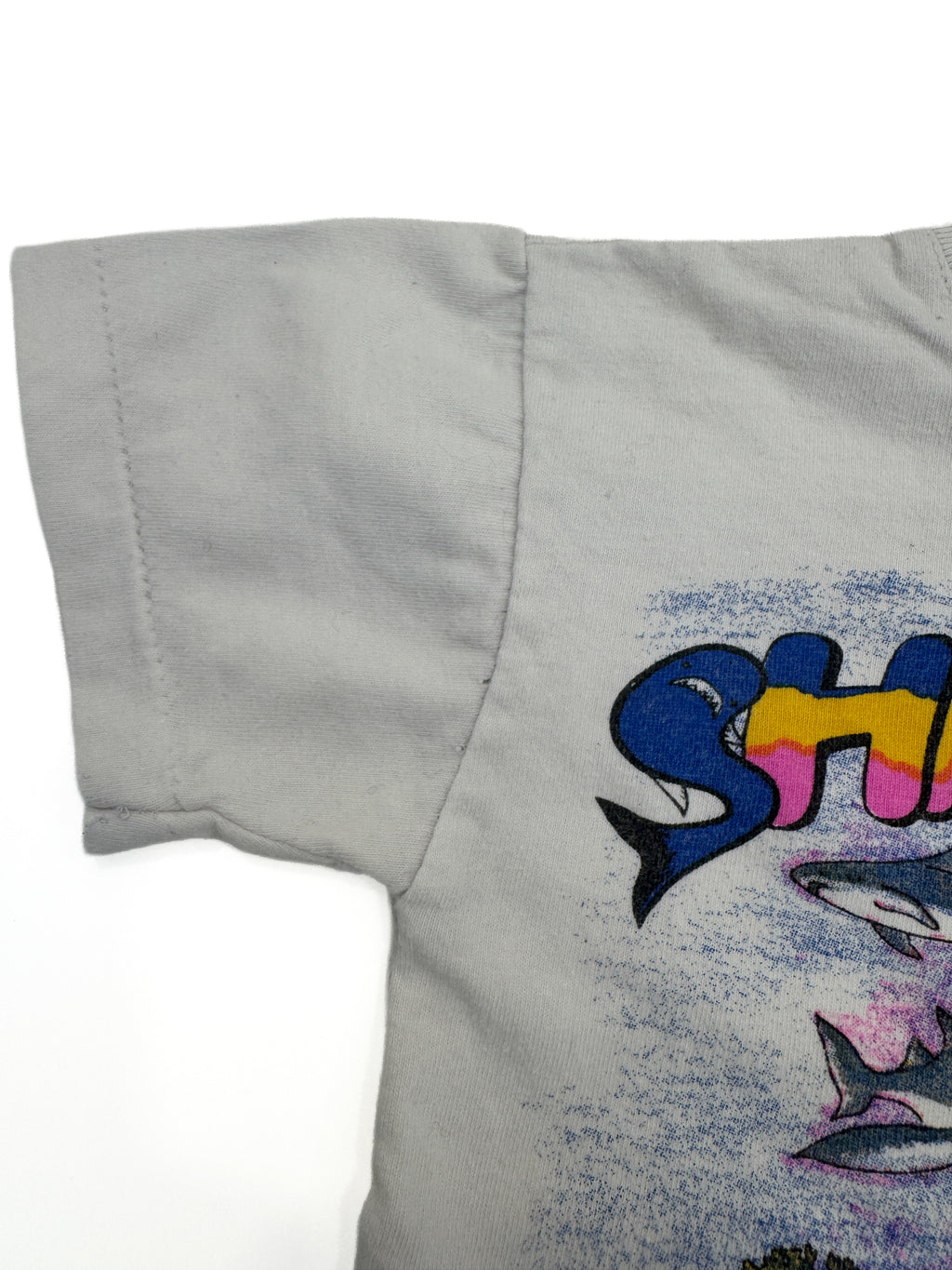 Vintage Kids 90s Shark Ocean Graphic T-Shirt (size 2/3)