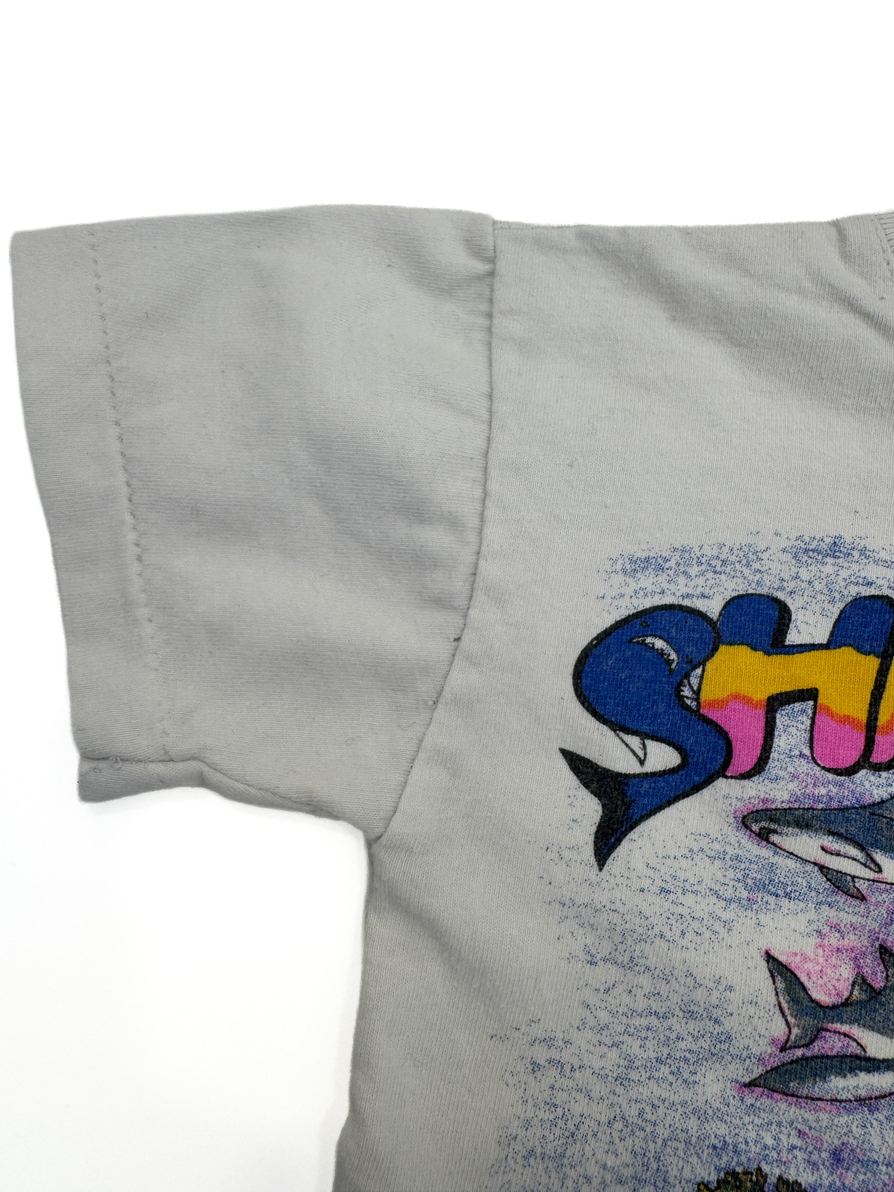 Vintage Kids 90s Shark Ocean Graphic T-Shirt (size 2/3)
