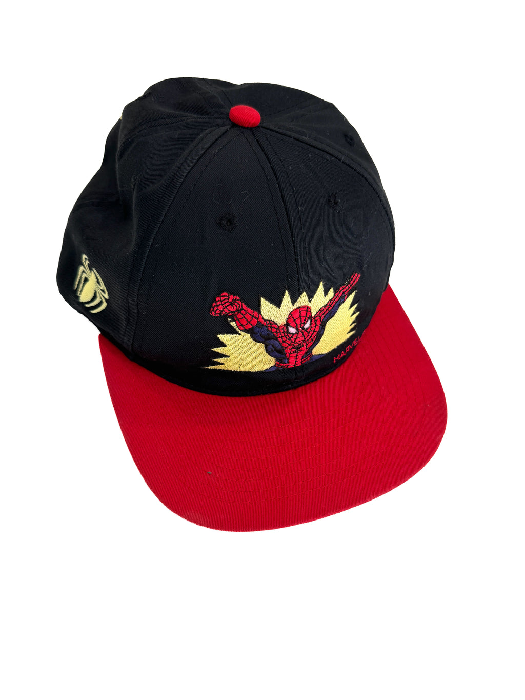 Vintage 90s Marvel Comics Spider-Man Snapback Cap (size 54)