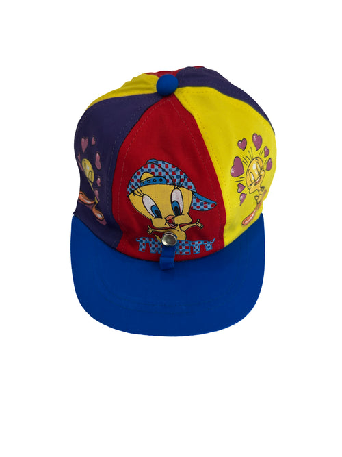 Vintage 1997 Tweety Looney Tunes Kids Cap (one size 3/8)