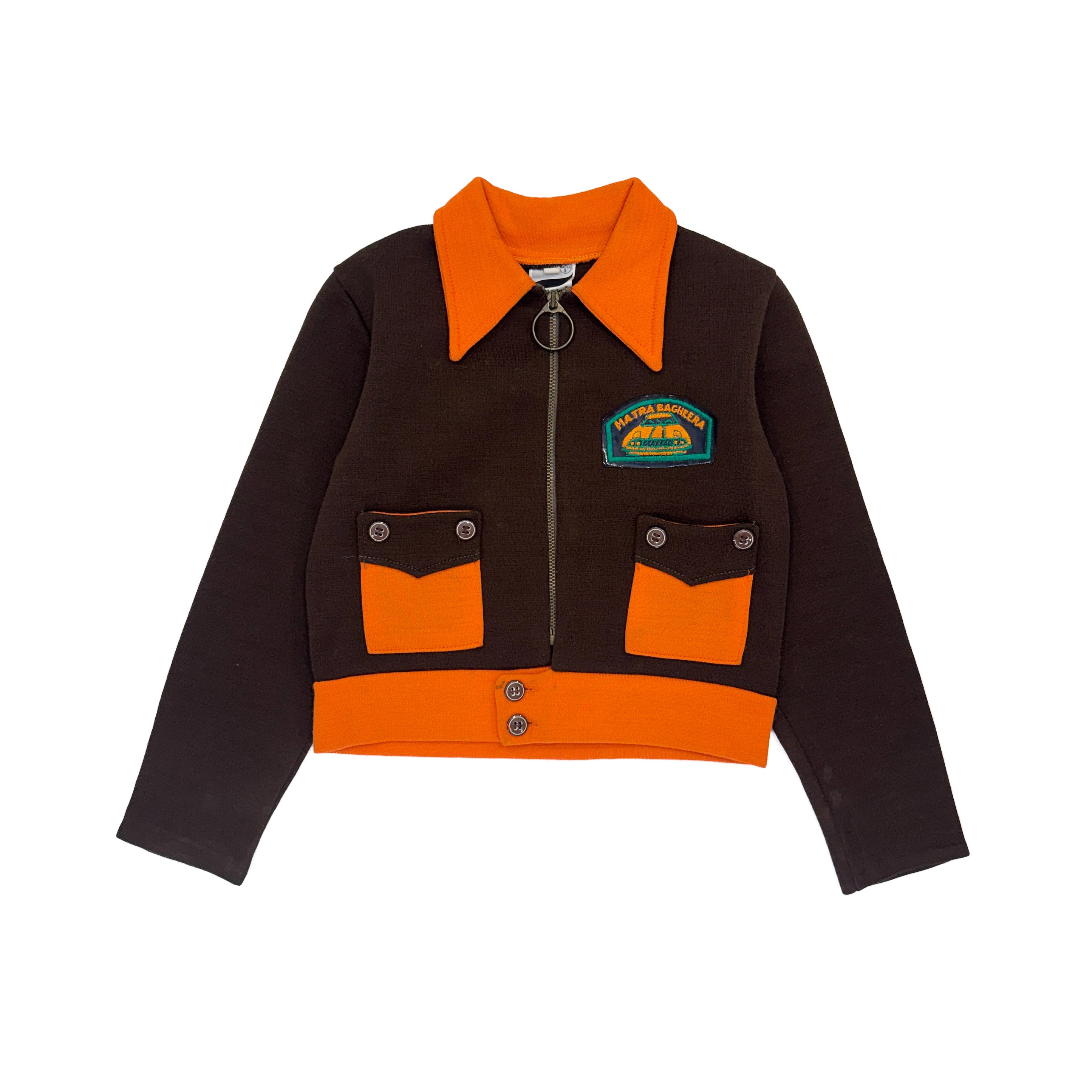 Vintage 70s cropped workwear jacket (size 6)