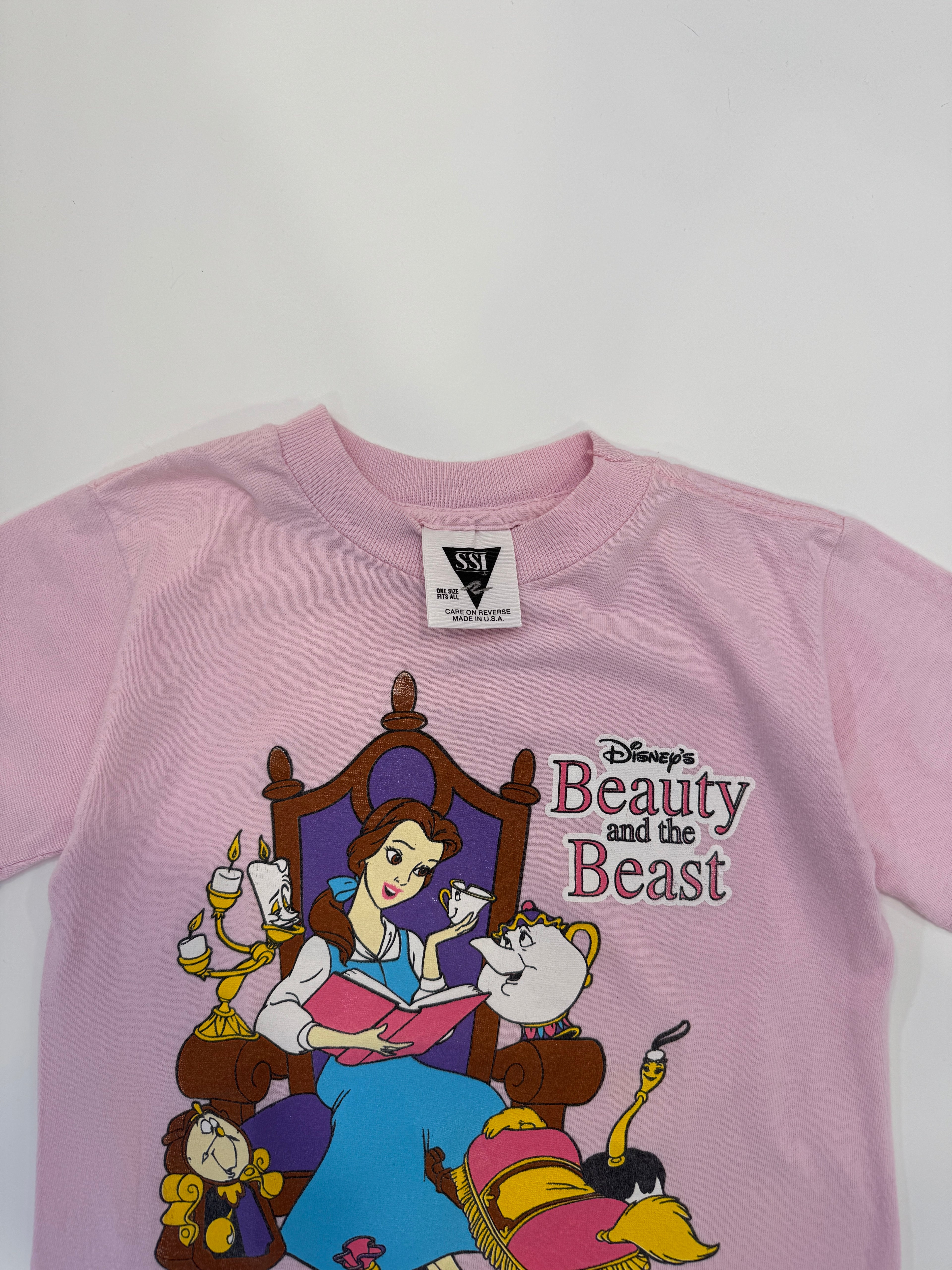 Vintage 1991 Disney Beauty And The Beast T-Shirt (size 7/8)