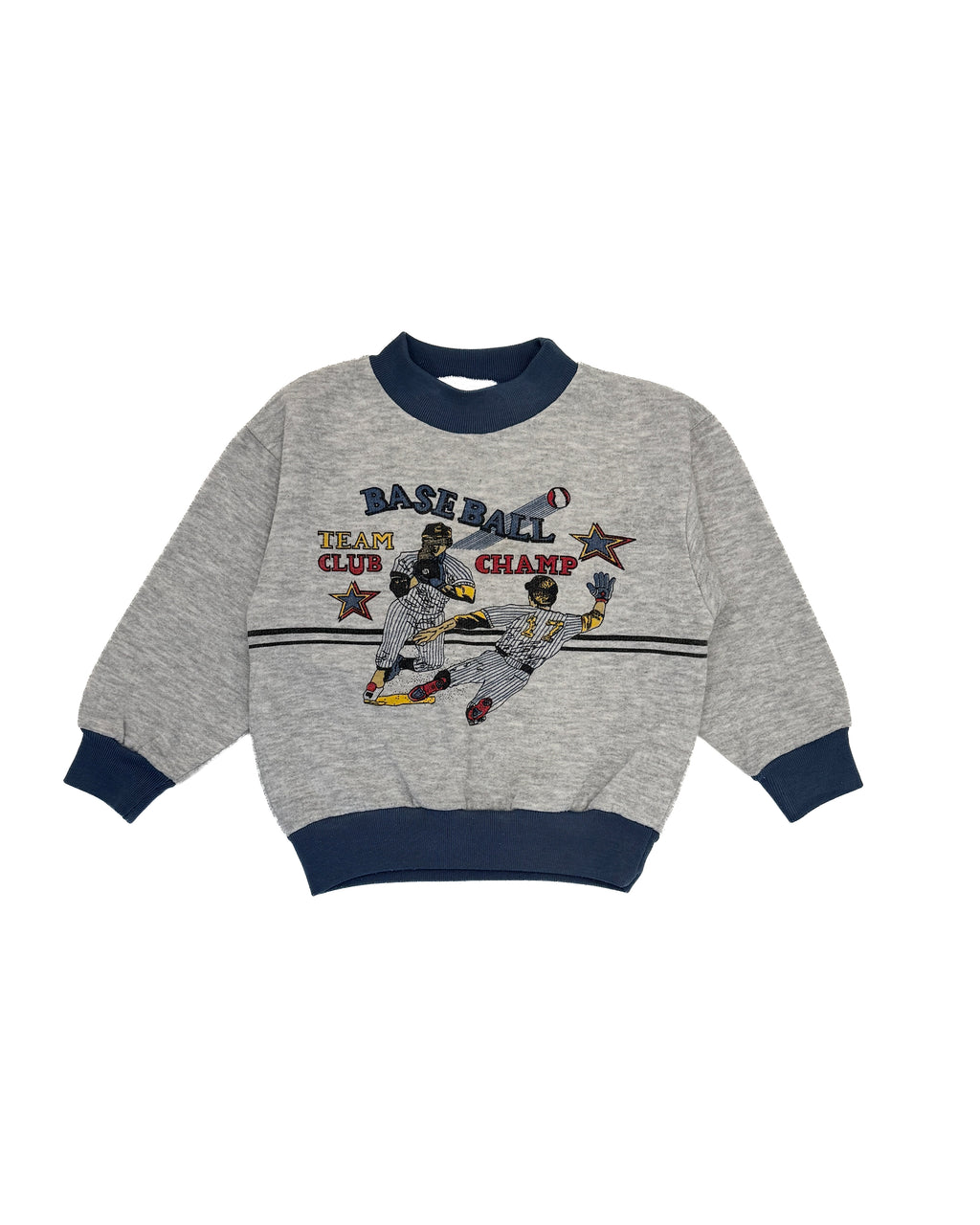Vintage 80s Baseball Crewneck (size 4/6)