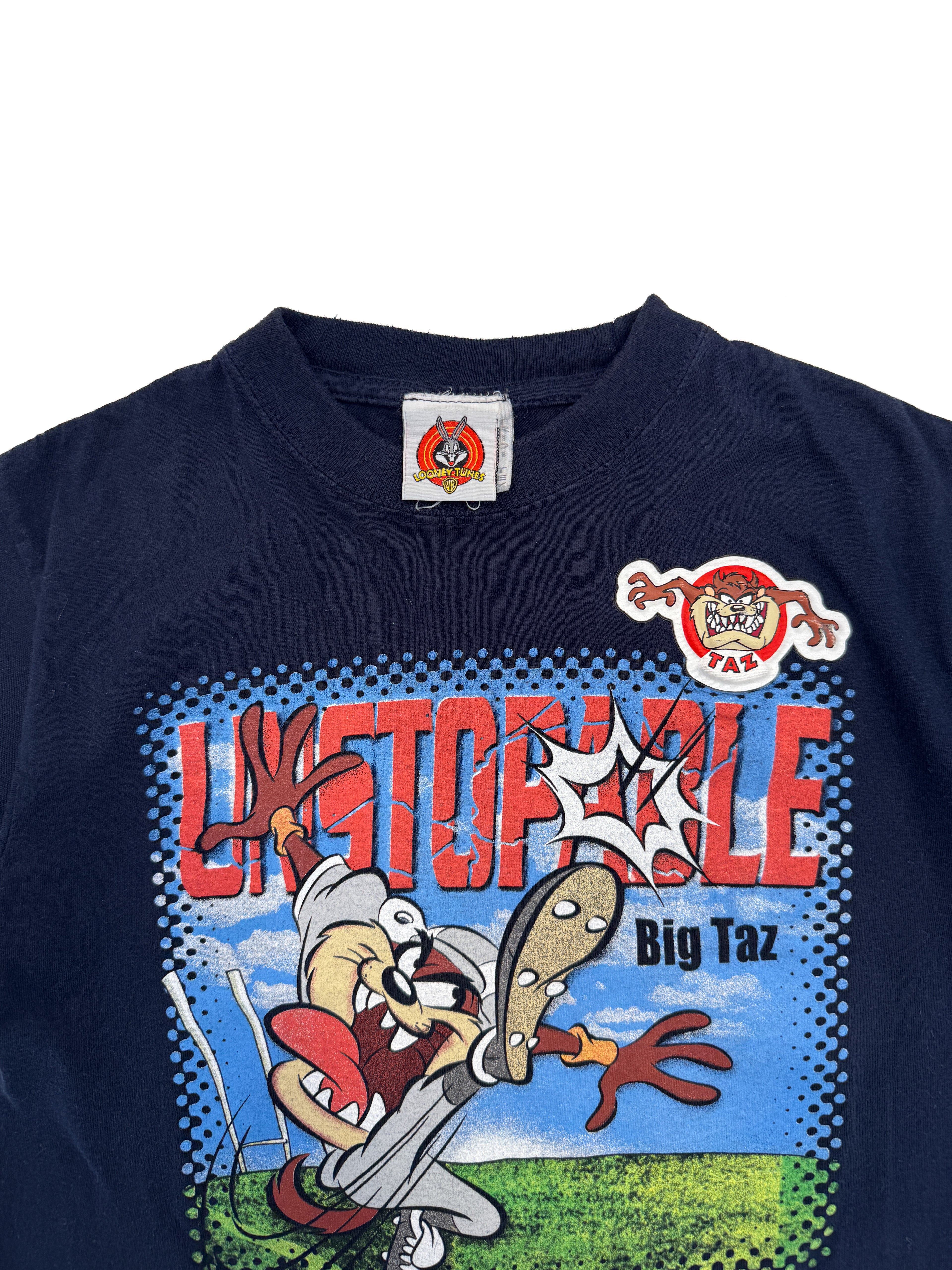 Vintage 2001 Looney Tunes Taz 3D Graphic T-Shirt (size 5/6)