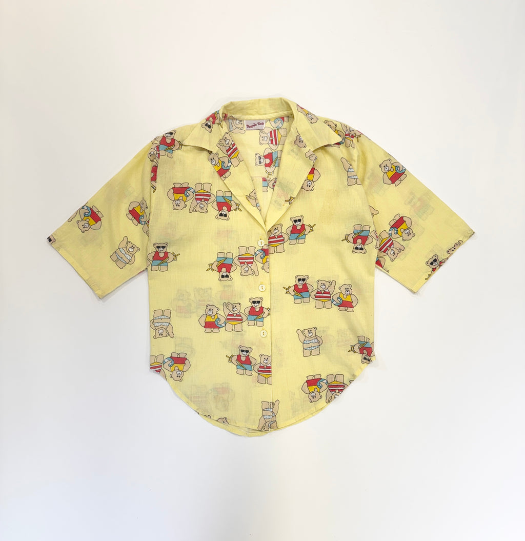 Vintage 80s Bonnie Deb Teddy Bear Shirt (size 6/8 ANS)