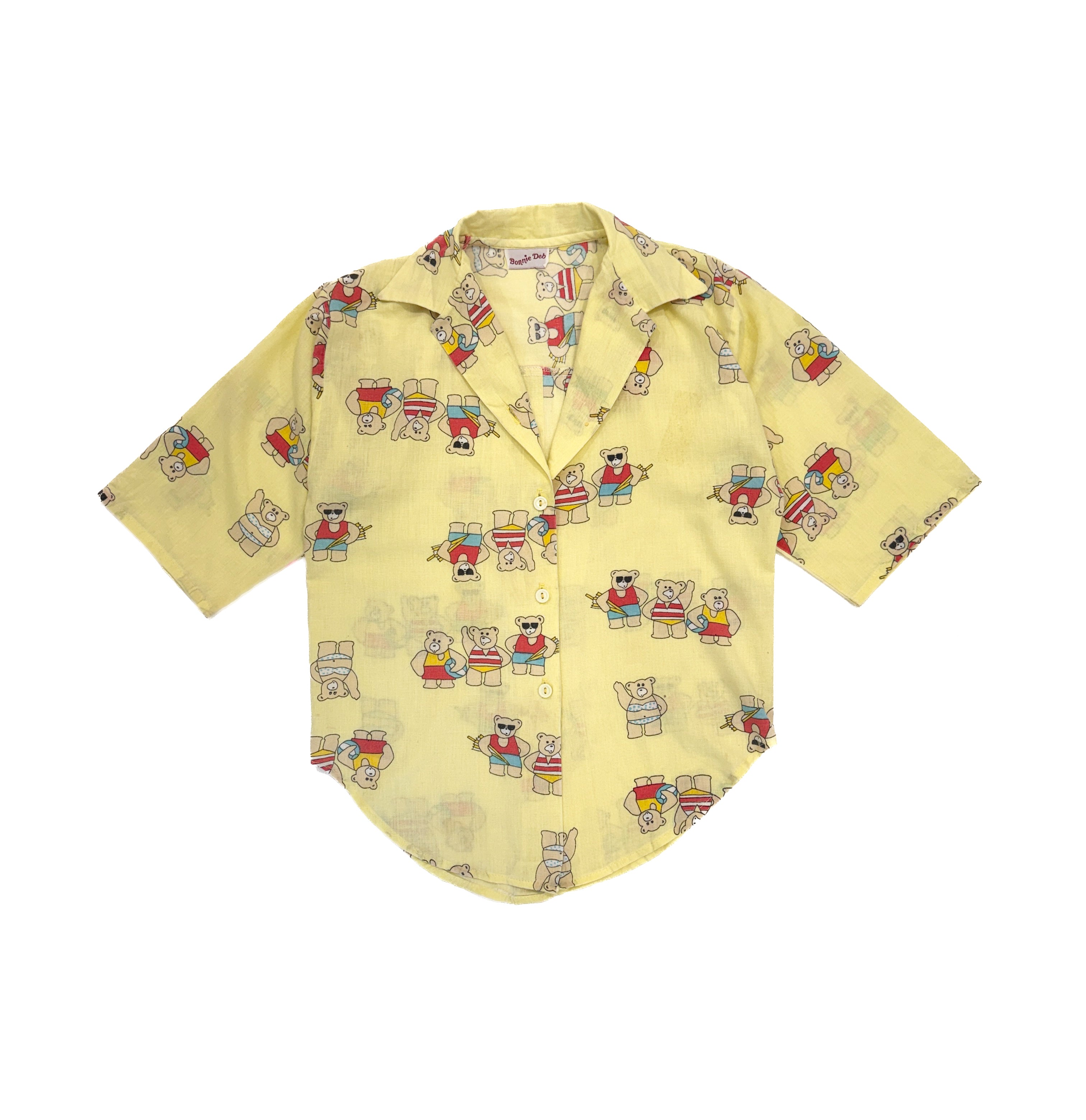 Vintage 80s Bonnie Deb Teddy Bear Shirt (size 6/8 ANS)