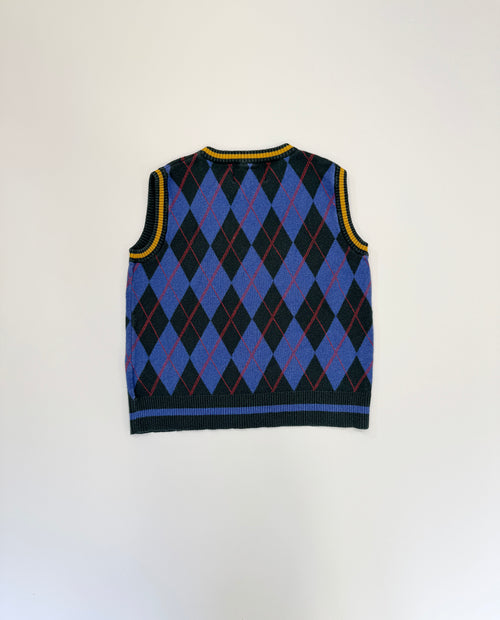 Mibi Kids Argyle Sweater Vest (size 5/6)