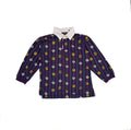 Vintage Football Long Sleeve Polo Shirt (size 6)