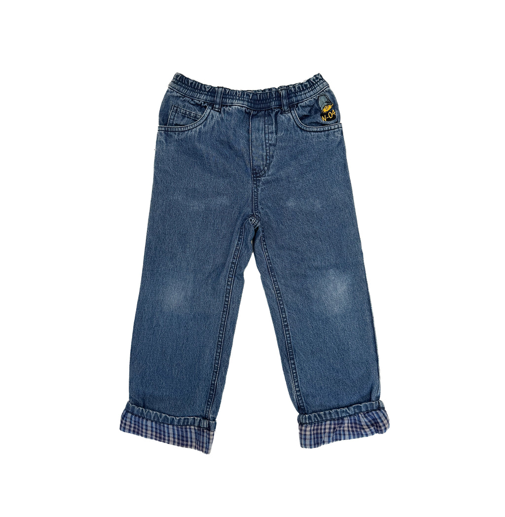 Elastic Waistband Jeans (size 5)