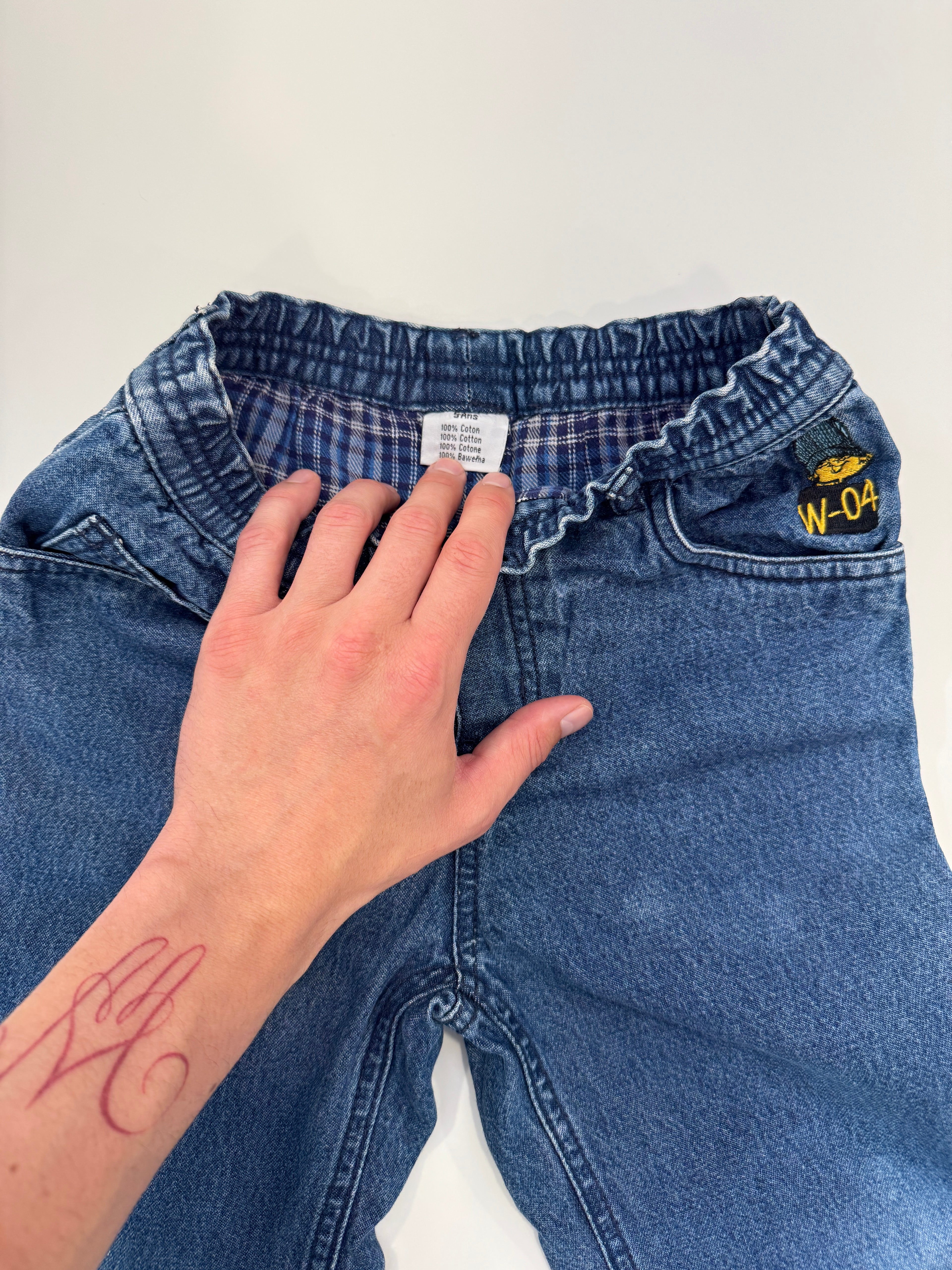Elastic Waistband Jeans (size 5)