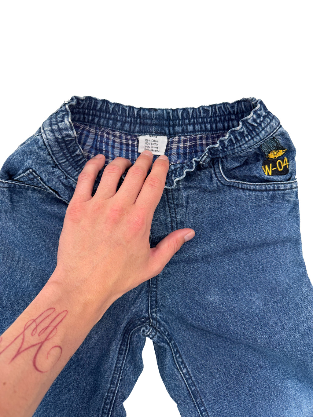 Elastic Waistband Jeans (size 5)