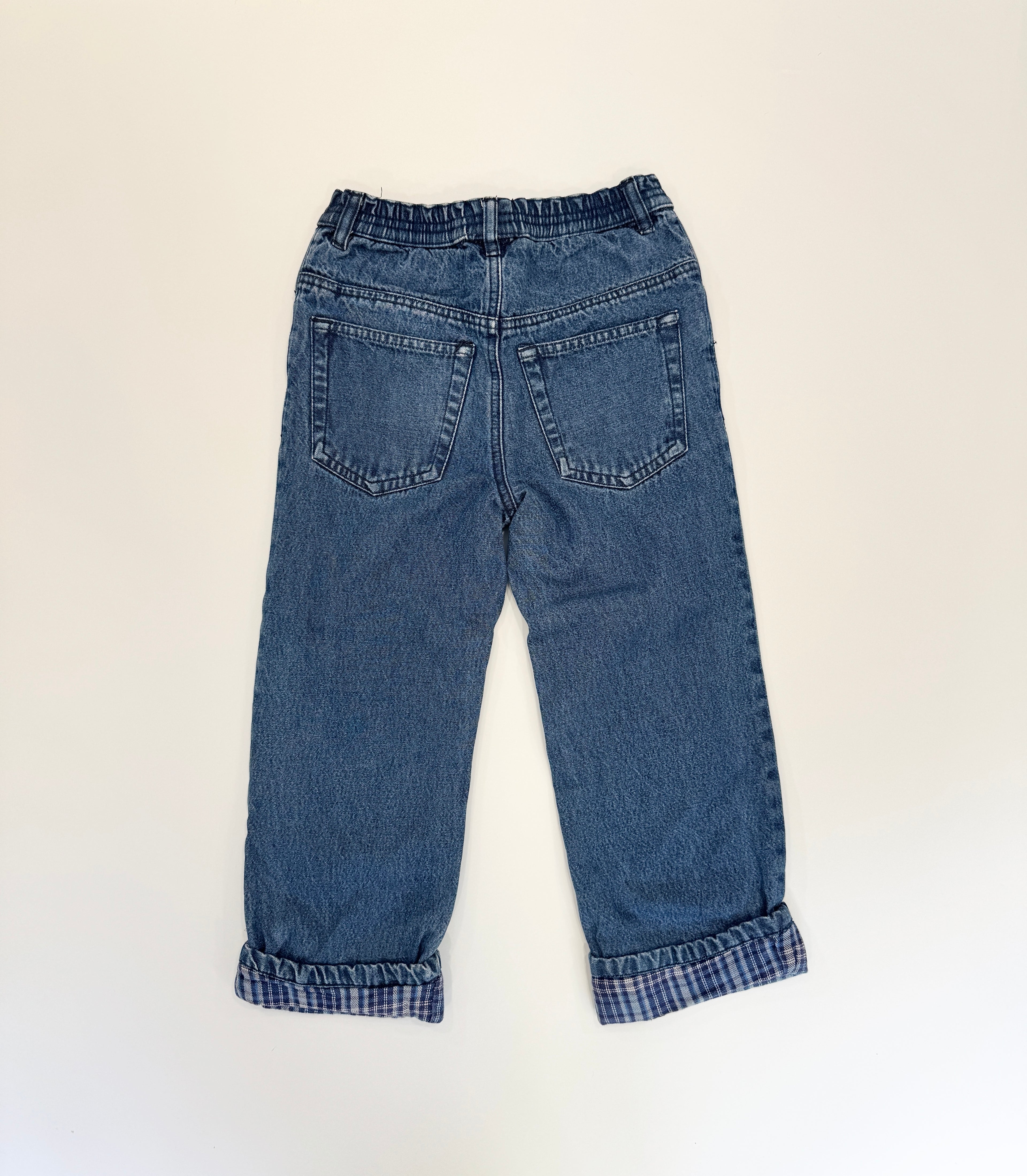 Elastic Waistband Jeans (size 5)