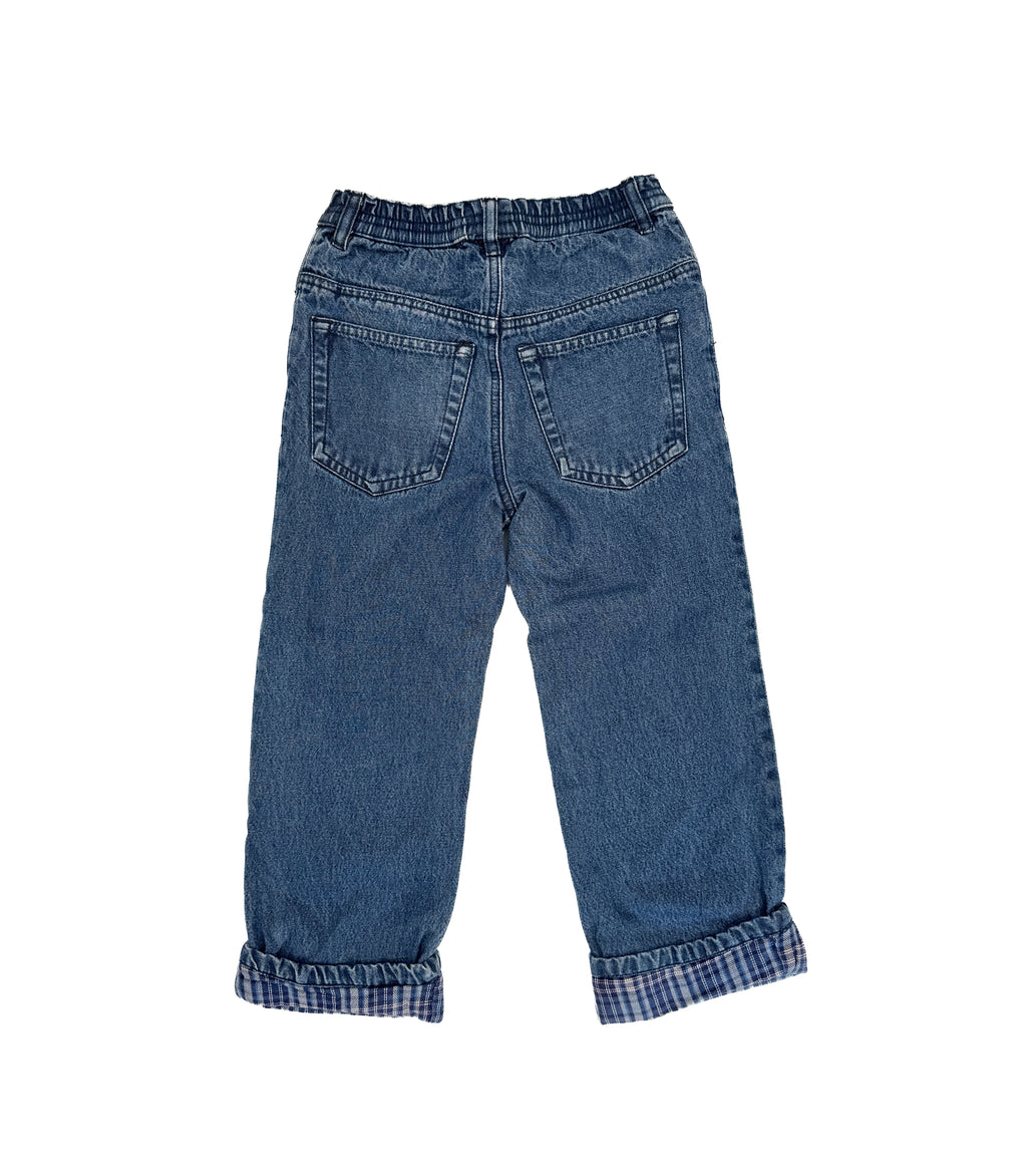 Elastic Waistband Jeans (size 5)